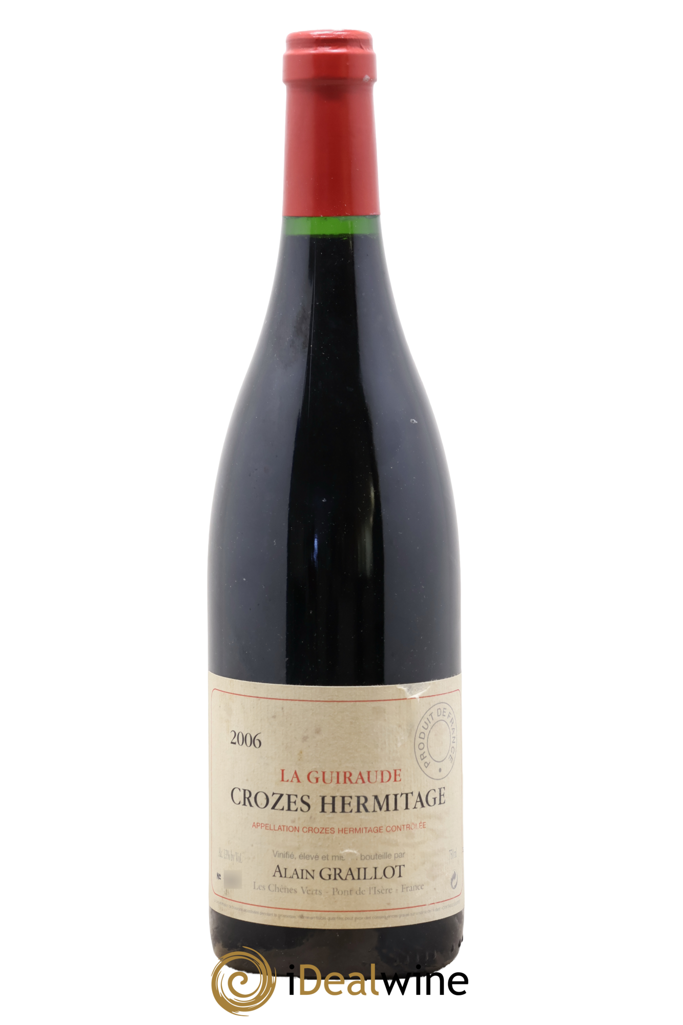 Crozes-Hermitage La Guiraude Domaine Graillot 2006 - Lote de 1 botella - 0