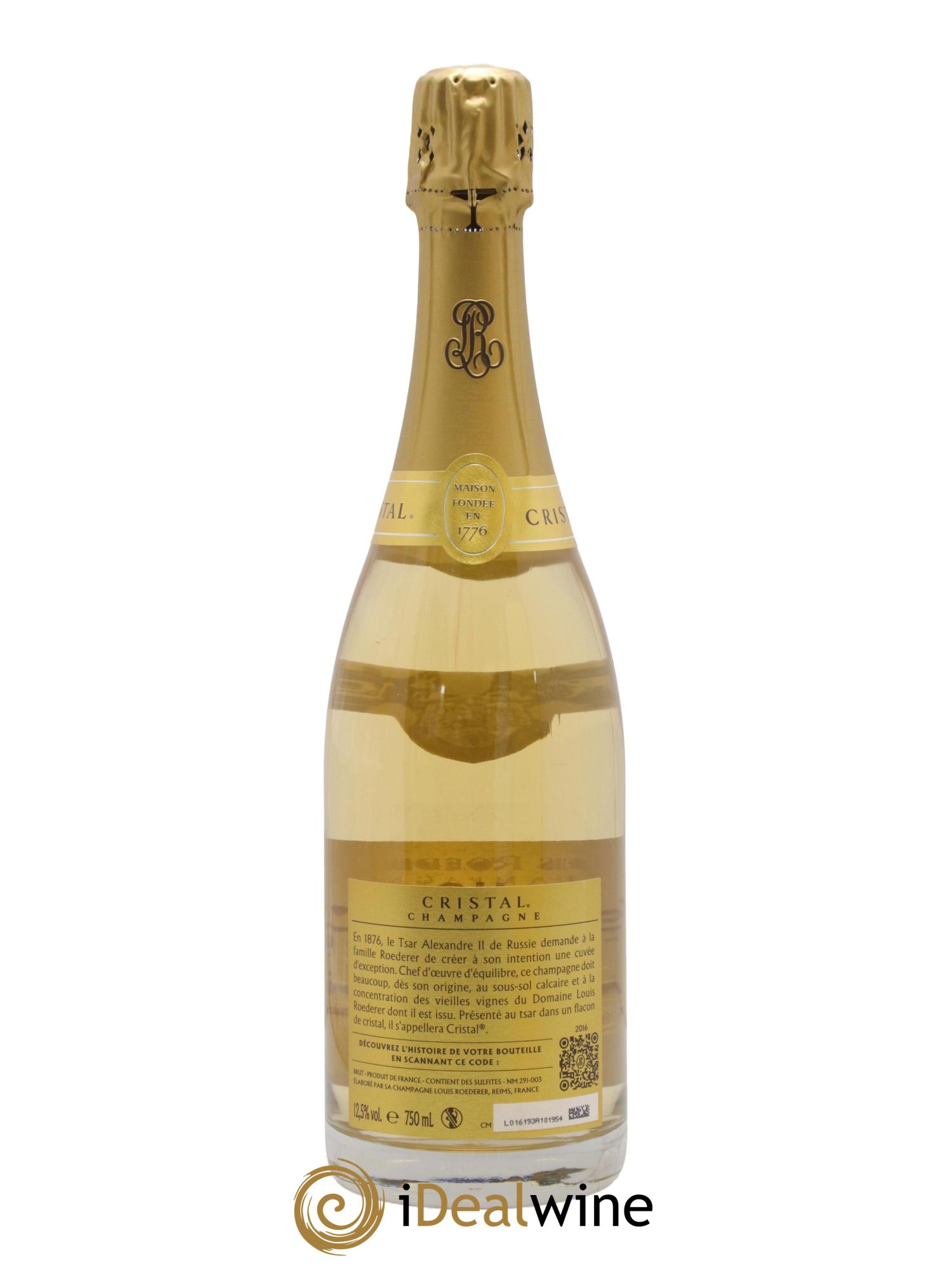 Cristal Louis Roederer 2016 - Lot de 1 bouteille - 2