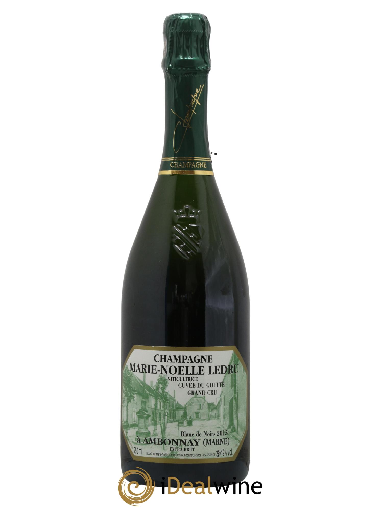 Cuvée du Goulté Blanc de Noirs Marie-Noëlle Ledru 2015 - Lot de 1 bouteille - 0