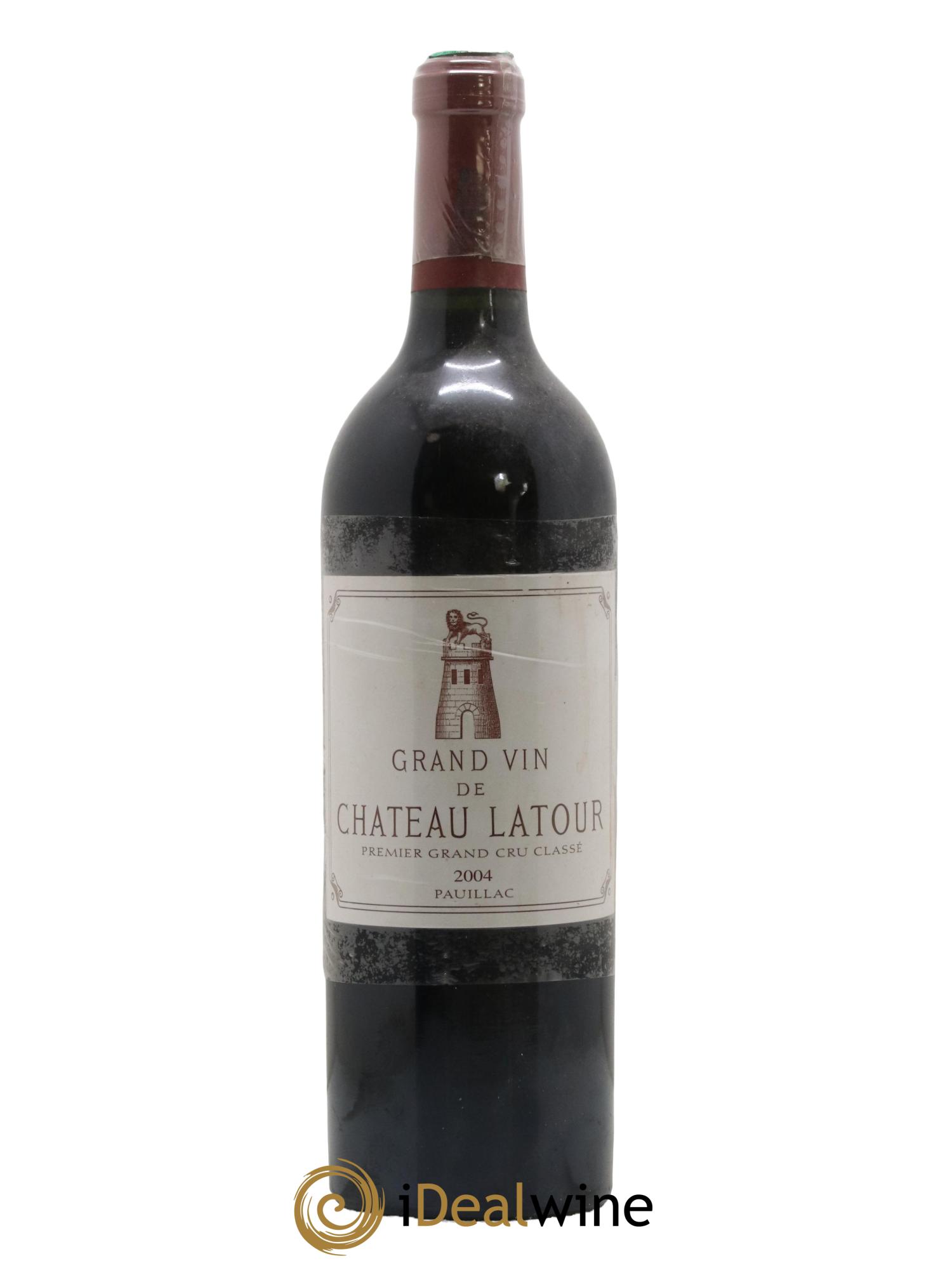 Château Latour 1er Grand Cru Classé 2004 - Lot de 1 bouteille - 0