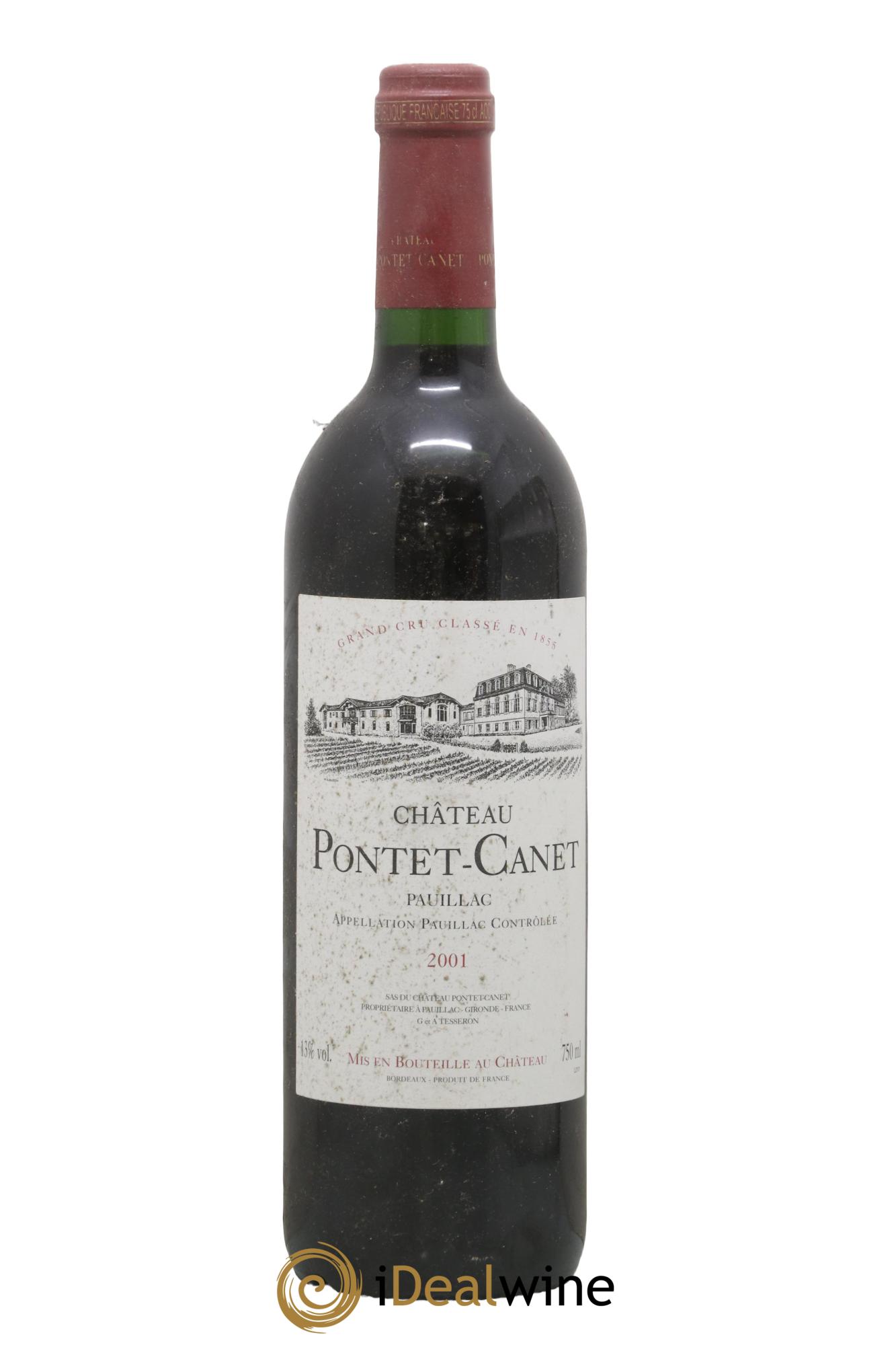 Château Pontet Canet 5ème Grand Cru Classé 2001 - Lot of 1 bottle - 0