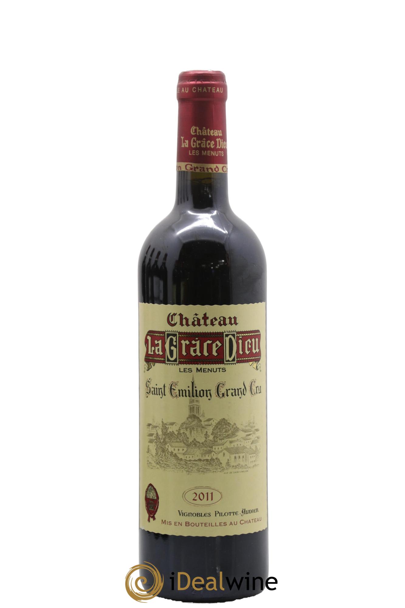 Saint-Émilion Grand Cru Château La Grâce de Dieu 2011 - Lot of 1 bottle - 0