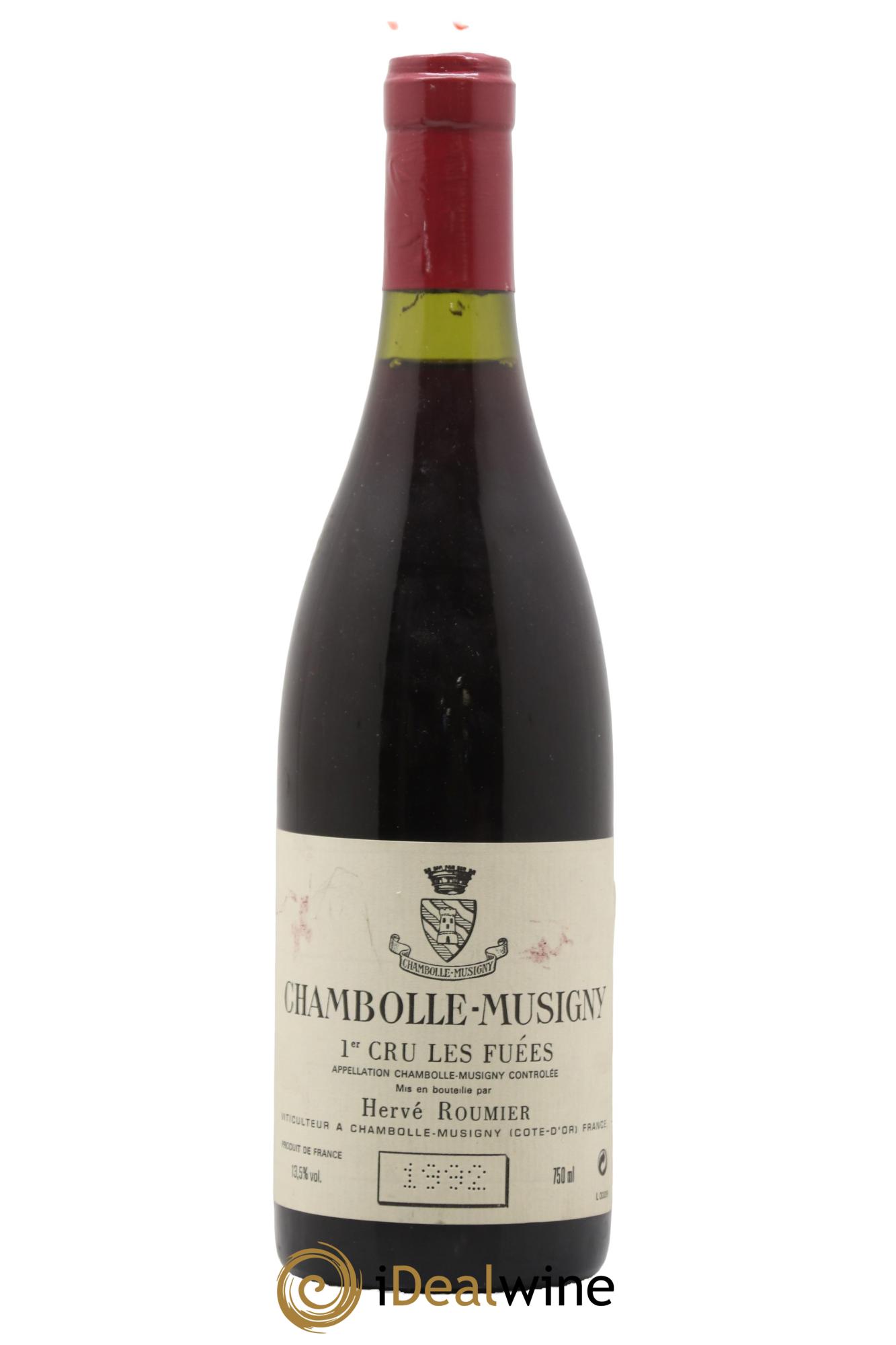 Chambolle-Musigny 1er Cru Les Fuées Hervé Roumier Les Fuées Hervé Roumier 1992 - Lot of 1 bottle - 0