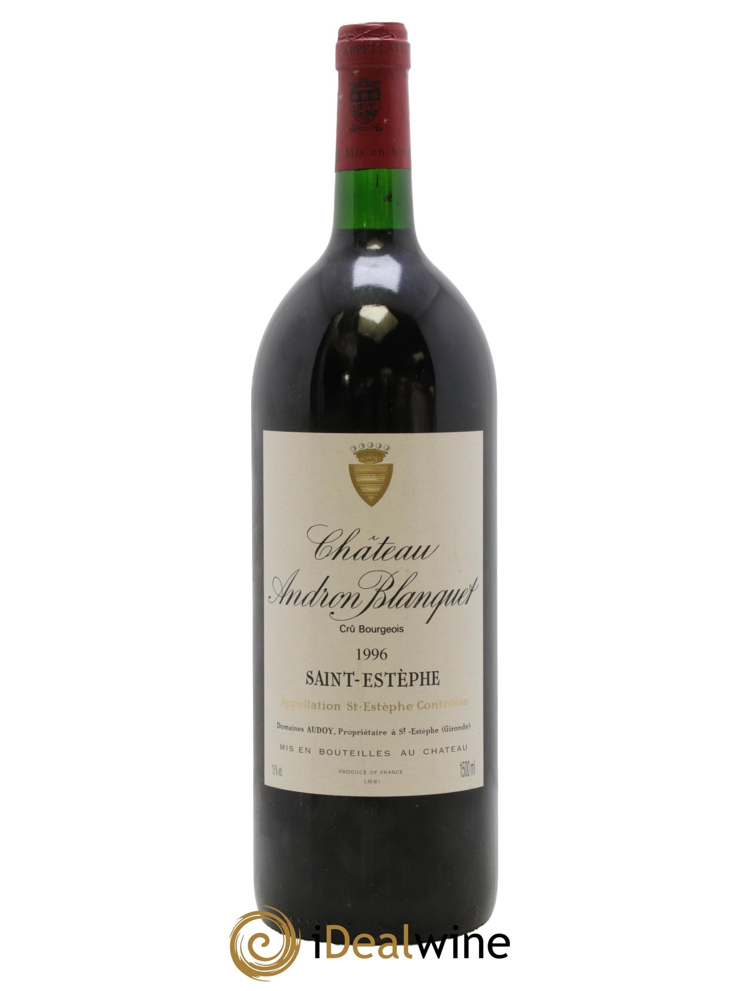 Château Andron Blanquet Cru Bourgeois 1996 - Lot de 1 magnum - 0