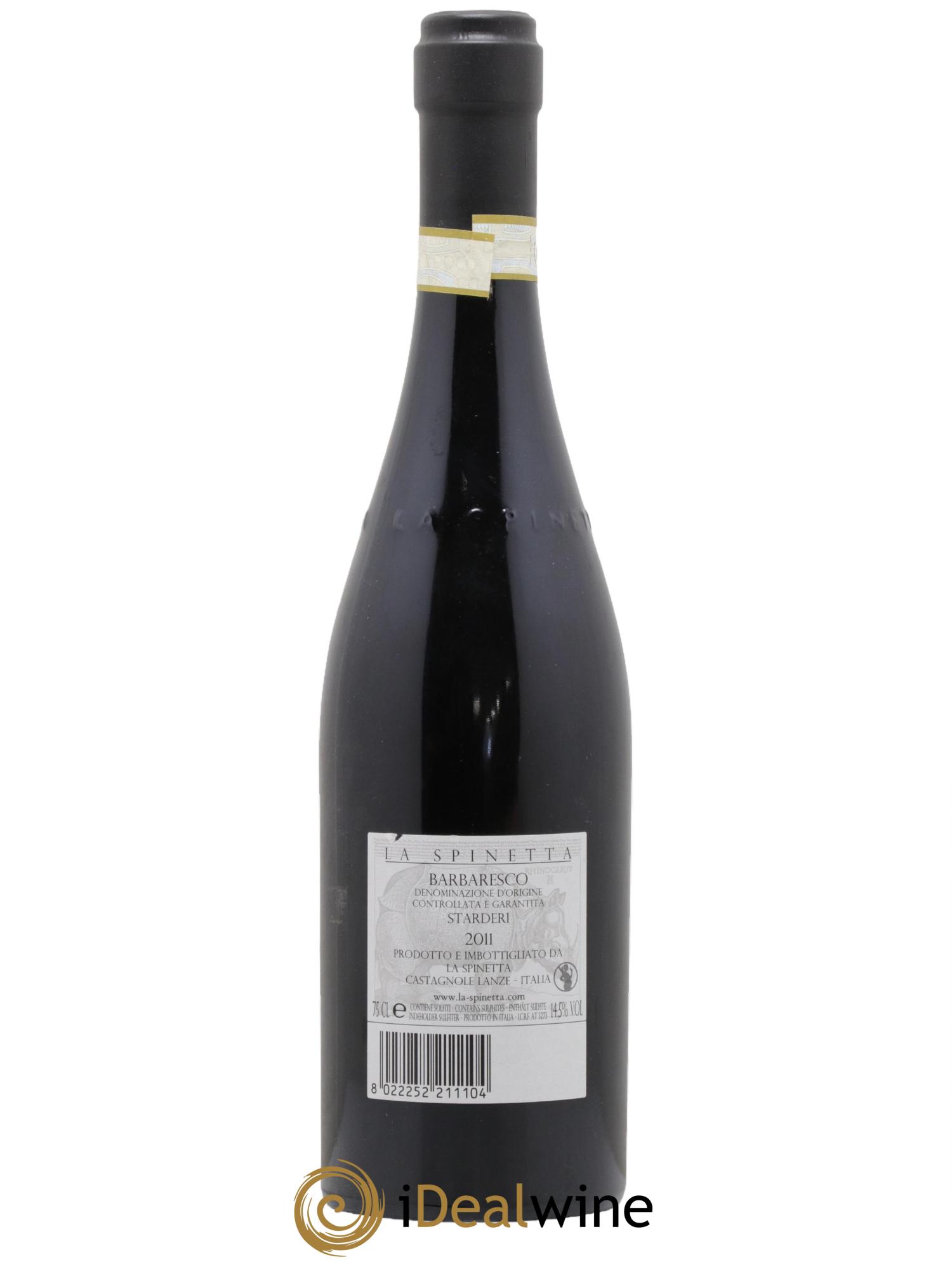 Barbaresco DOCG Starderi Vursu La Spinetta - Giorgio Rivetti 2011 - Posten von 1 Flasche - 1
