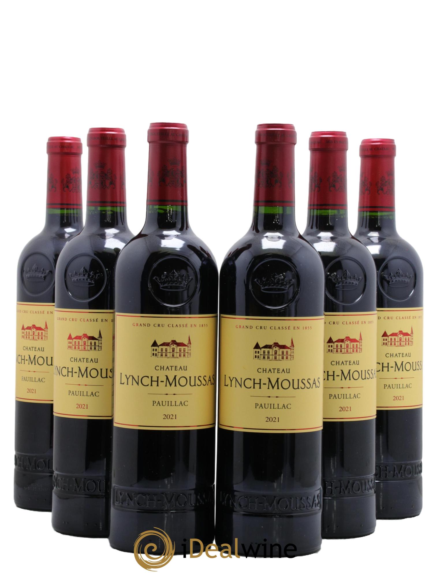 Château Lynch Moussas 5ème Grand Cru Classé 2021 - Lot de 6 bouteilles - 0