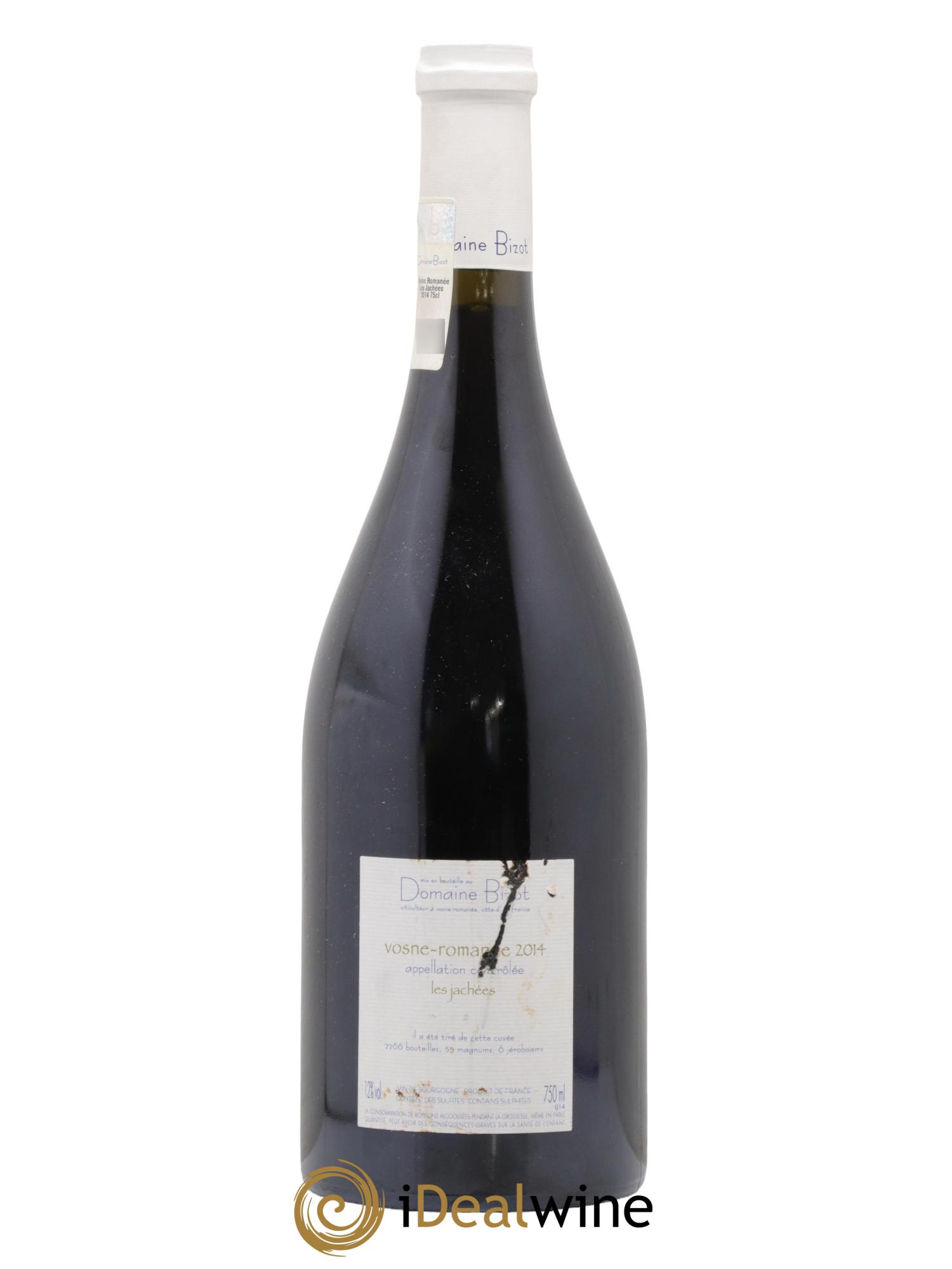 Vosne-Romanée Les Jachées Bizot (Domaine) 2014 - Lot of 1 bottle - 1