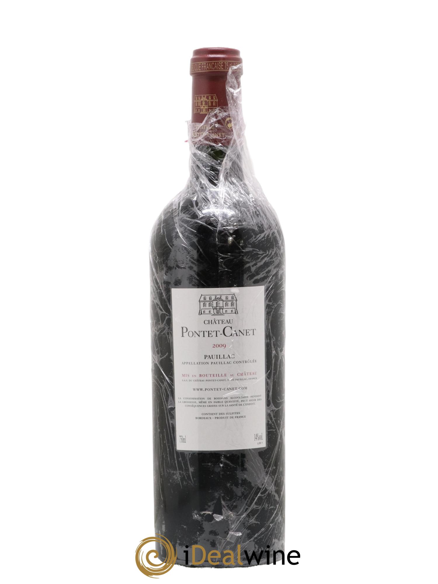 Château Pontet Canet 5ème Grand Cru Classé 2009 - Posten von 1 Flasche - 1