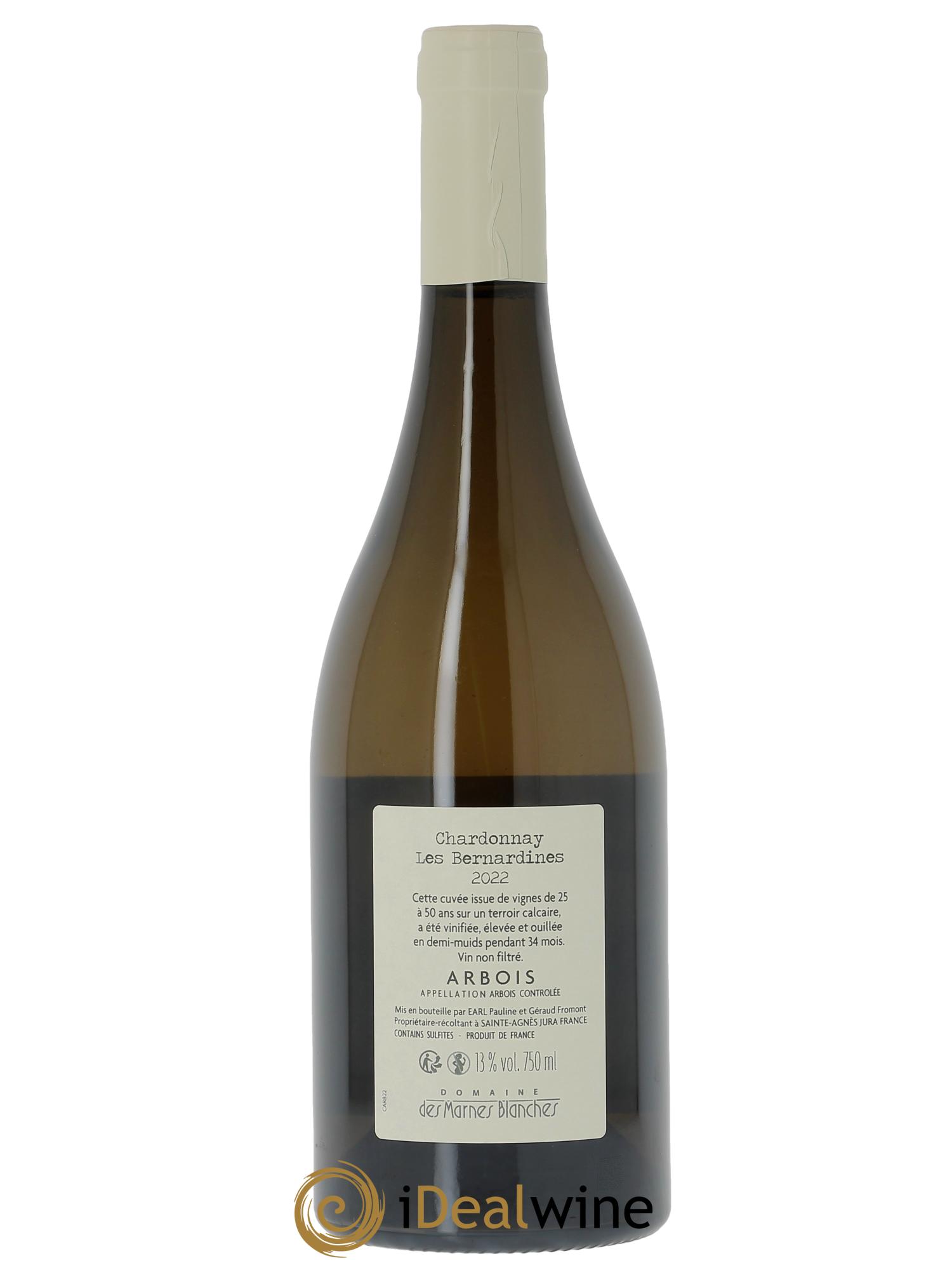 Arbois Les Barnardines Marnes Blanches (Domaine des) 2022 - Lot of 1 bottle - 1