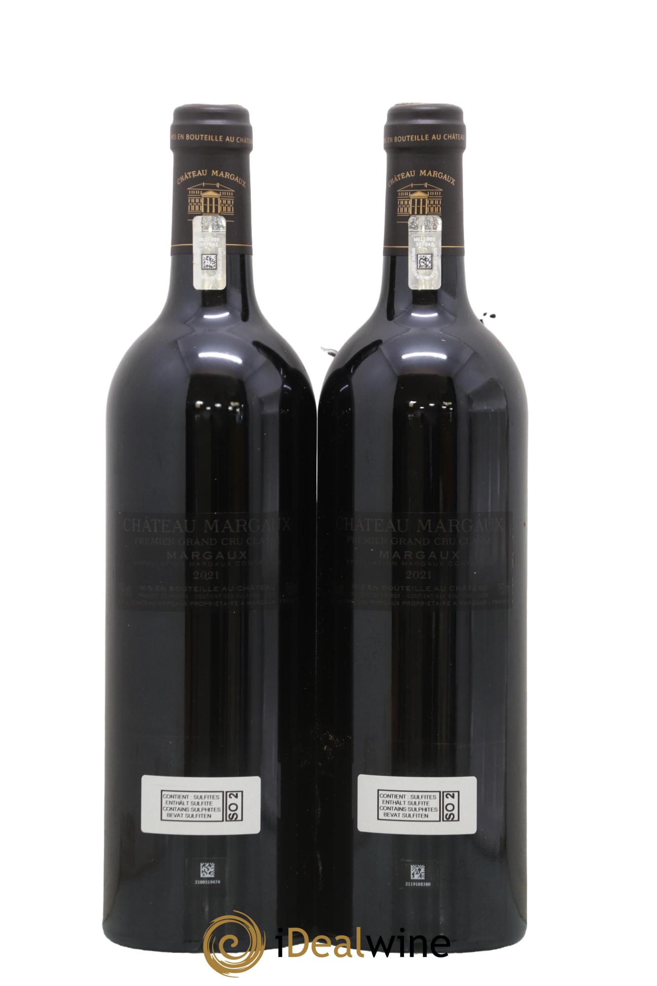 Château Margaux 1er Grand Cru Classé 2021 - Lot of 2 bottles - 1