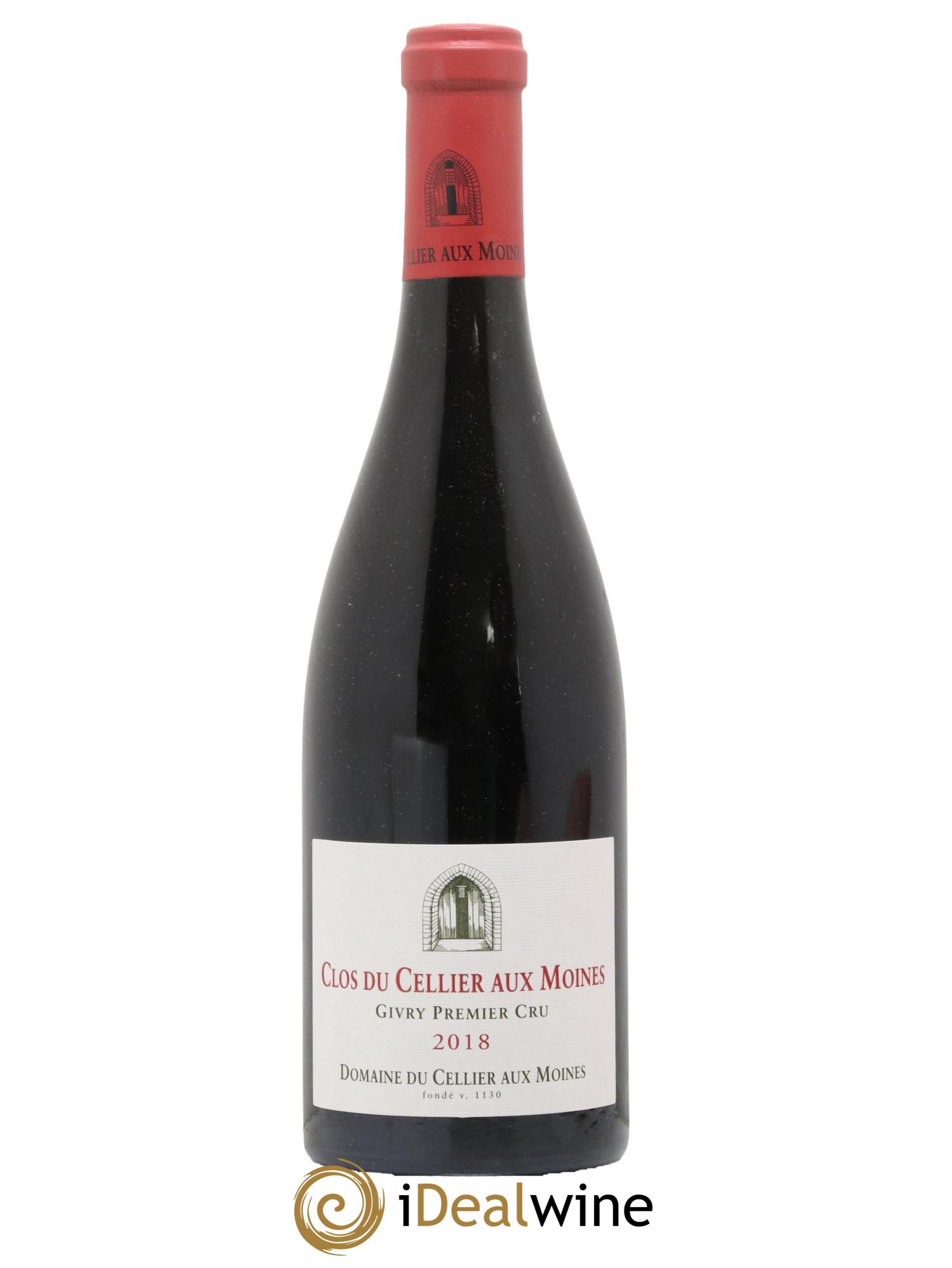Givry 1er Cru Clos du Cellier aux moines Cellier aux Moines (Domaine) 2018 - Lot de 1 bouteille - 0