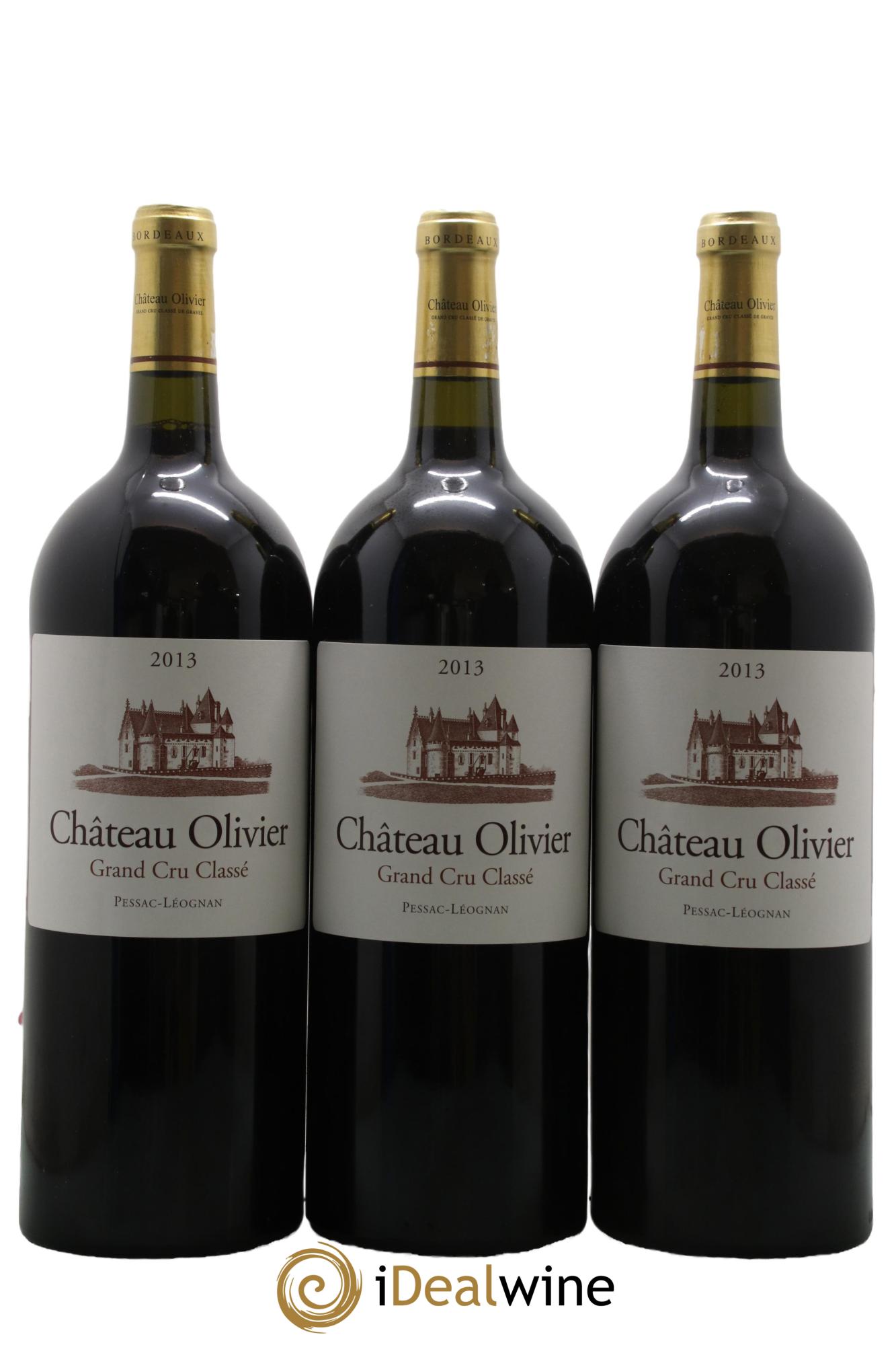 Château Olivier Cru Classé de Graves 2013 - Lot de 6 magnums - 1
