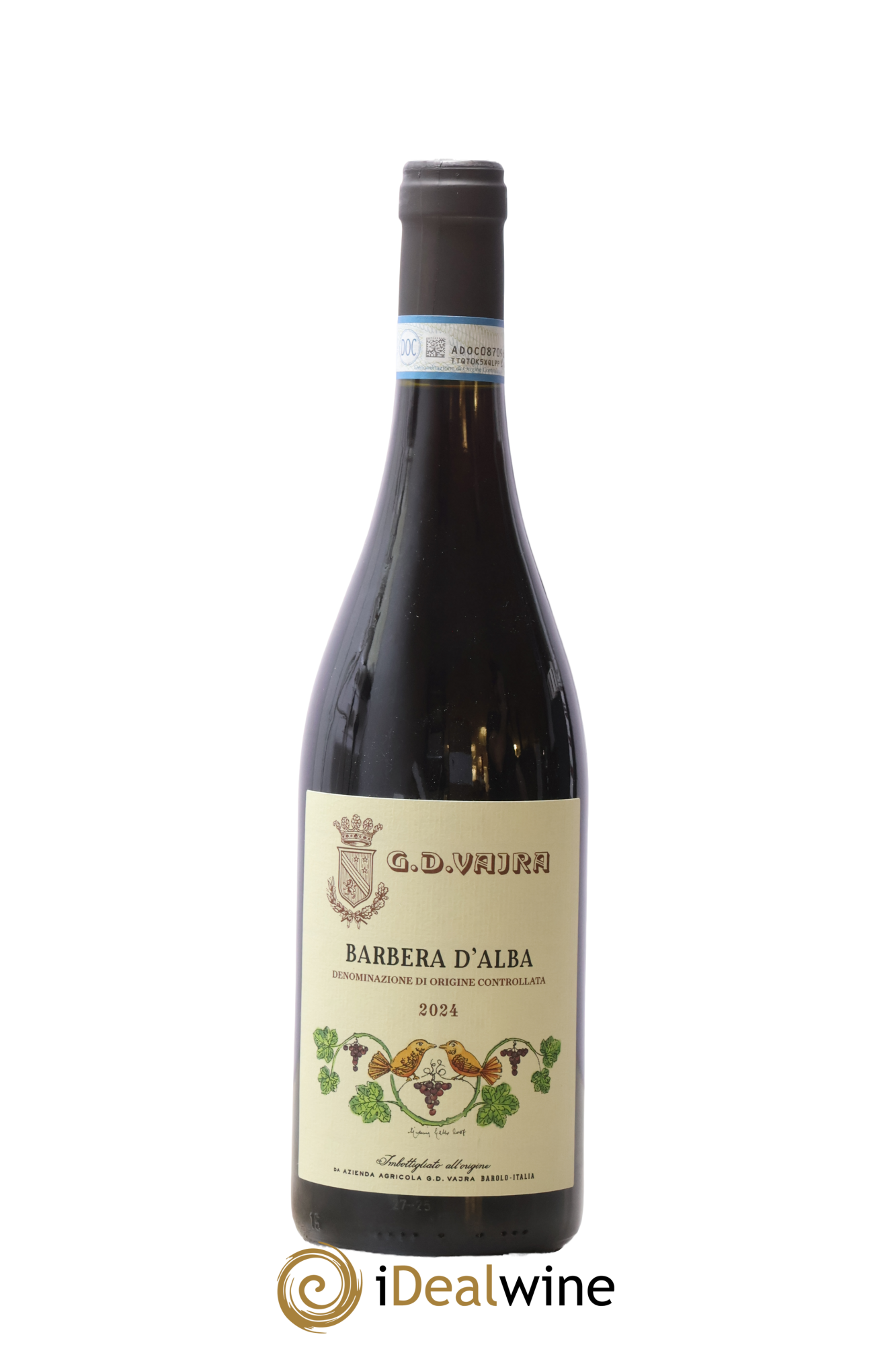 Barbera d'Alba DOC G.D. Vajra 2024 - Lote de 1 botella - 0
