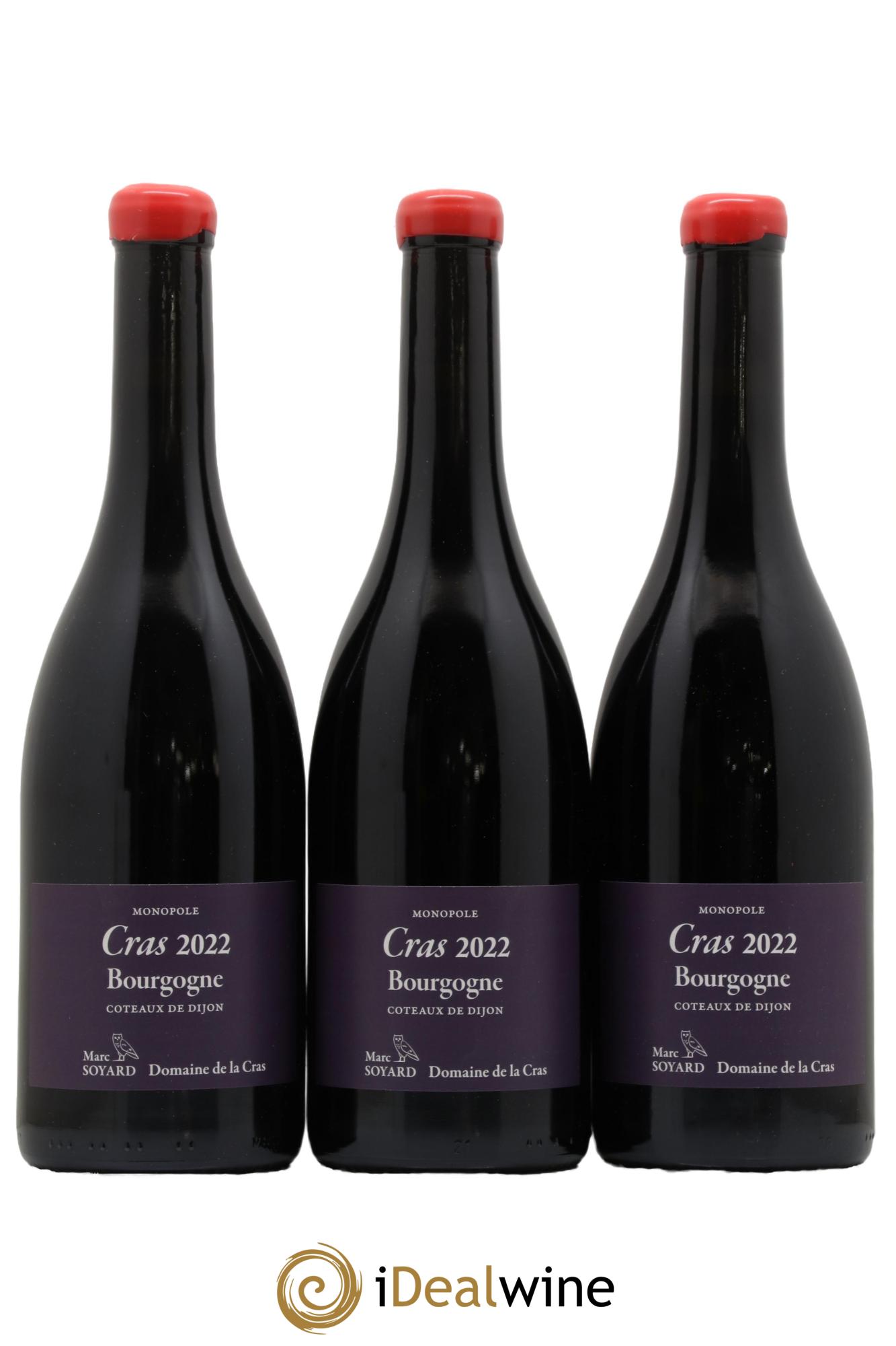 Bourgogne Cras Domaine de la Cras - Marc Soyard 2022 - Lot de 3 bouteilles - 0