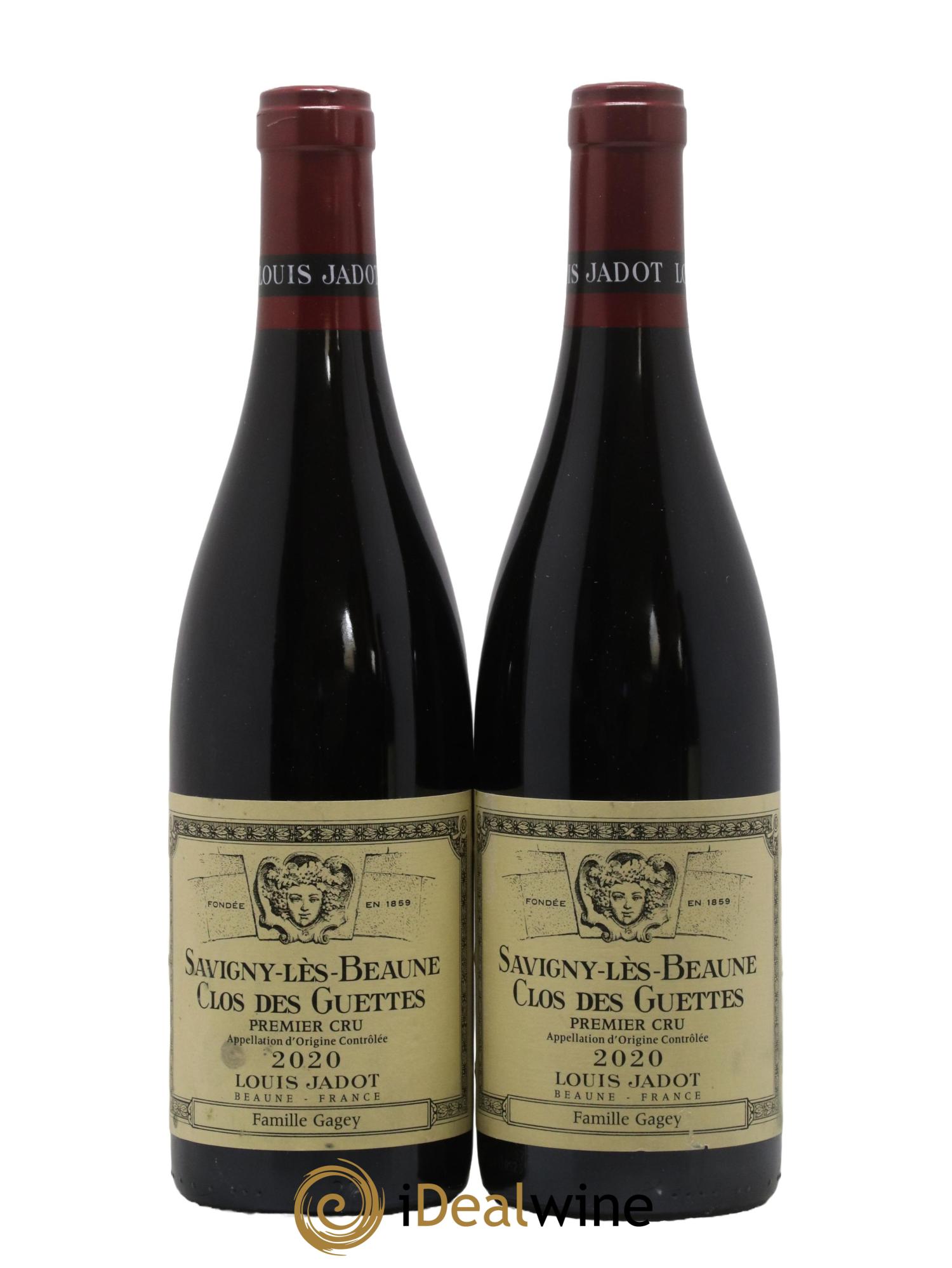 Savigny-lès-Beaune 1er Cru Clos des Guettes Domaine Gagey - Louis Jadot 2020 - Lotto di 2 bottiglie - 0