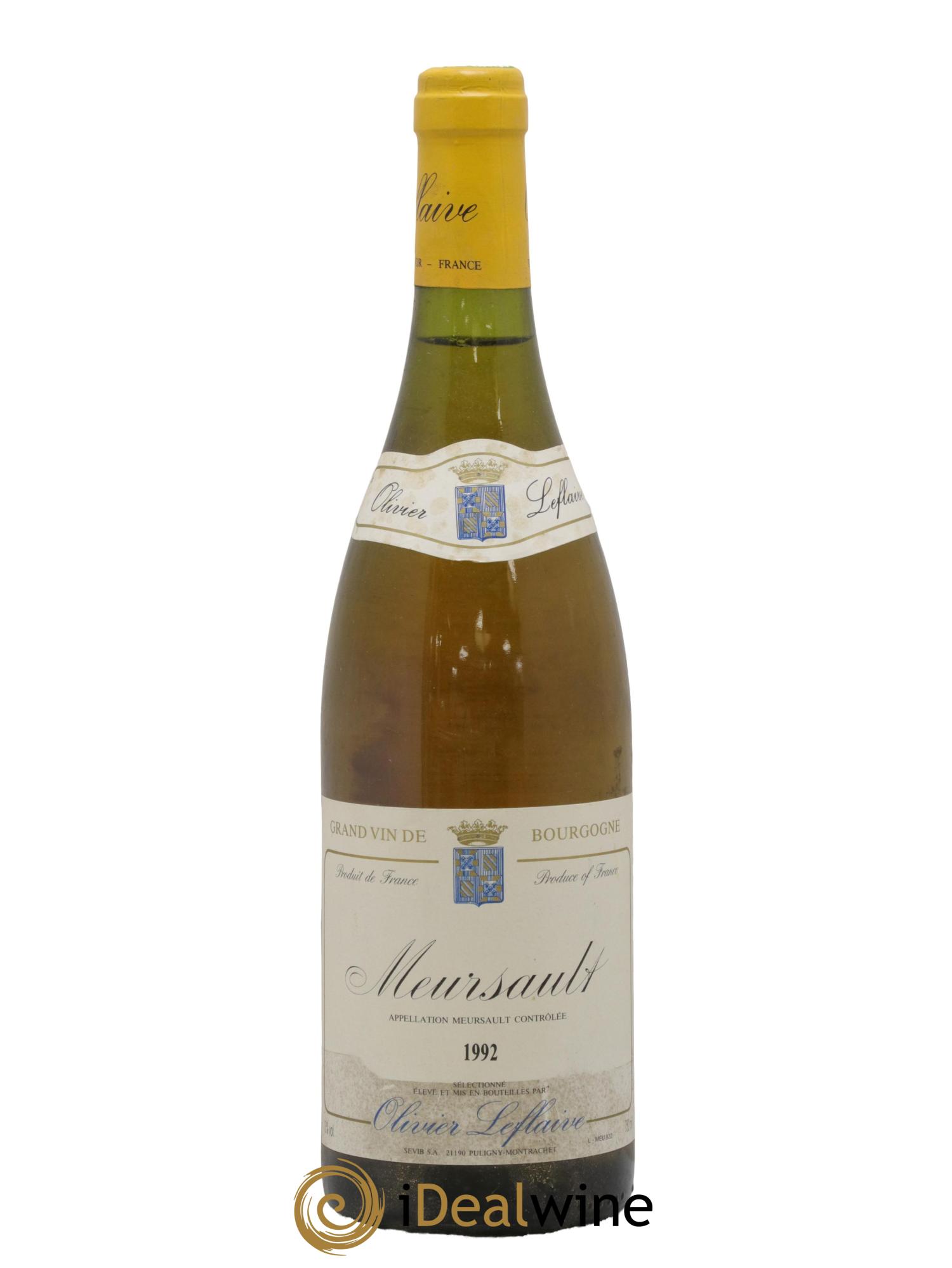 Meursault Olivier Leflaive 1992 - Lot de 1 bouteille - 0