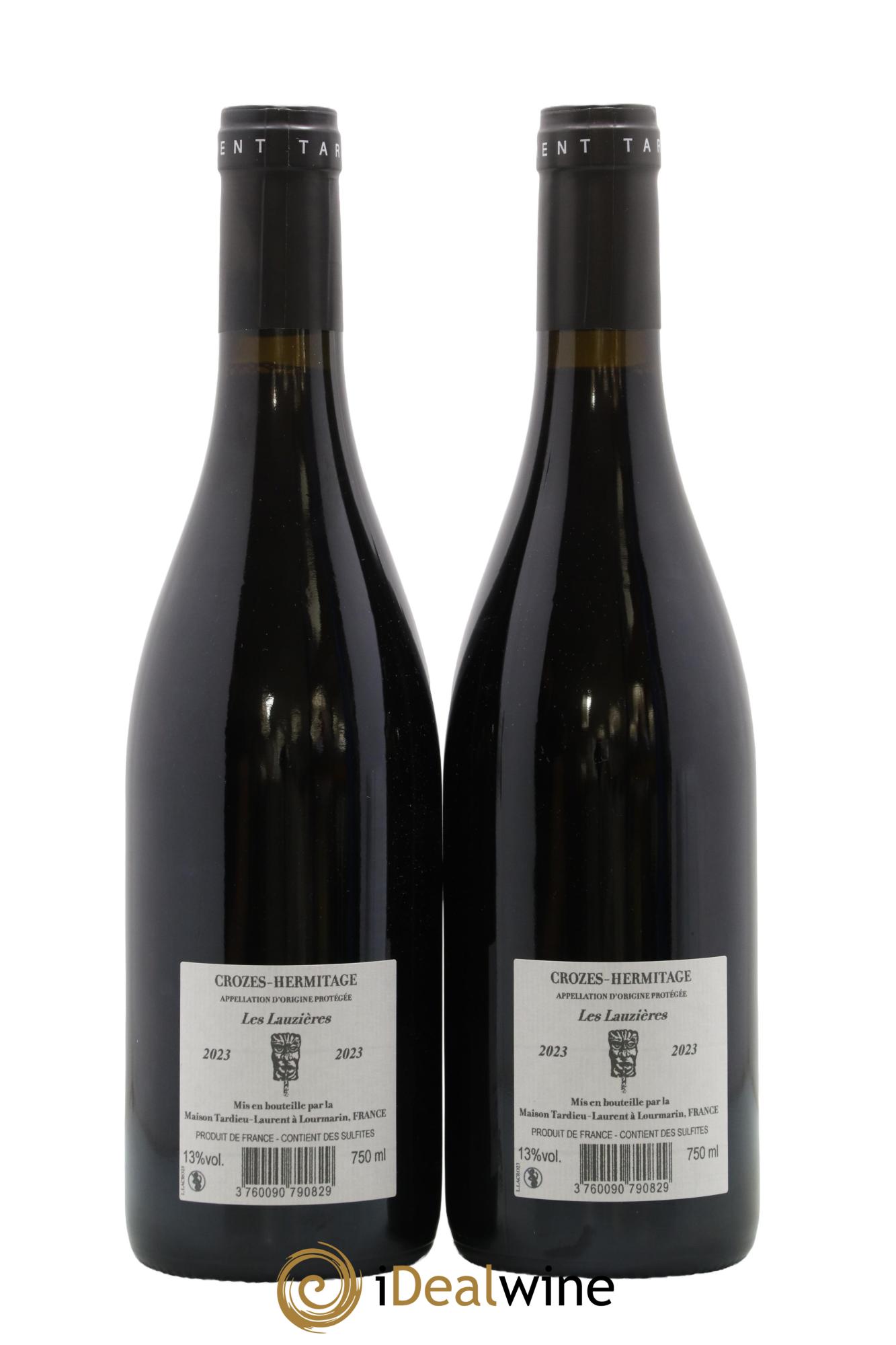 Crozes-Hermitage Lauzières Tardieu Laurent 2023 - Lot de 2 bouteilles - 1