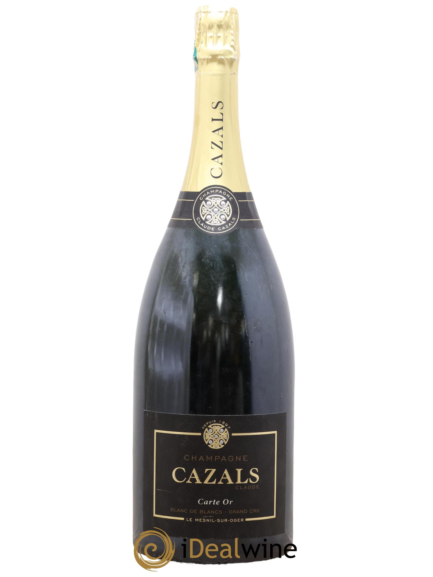 Champagne Blanc de Blancs Carte D'Or Cazals - Lot of 1 magnum - 0