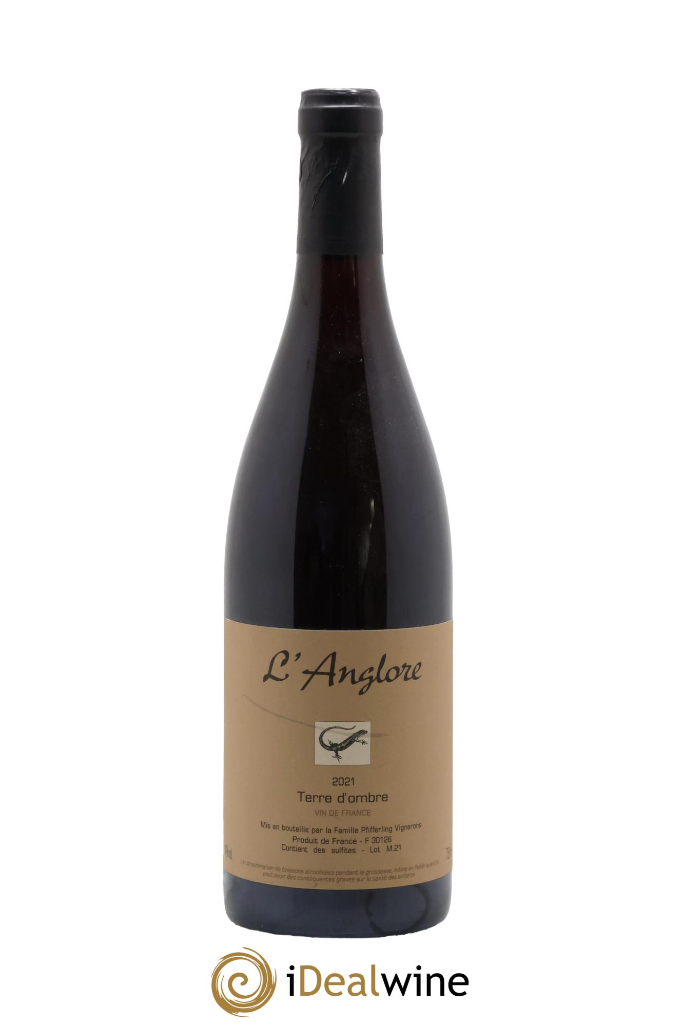 Vin de France Terre d'Ombre L'Anglore 2021 - Posten von 1 Flasche - 0