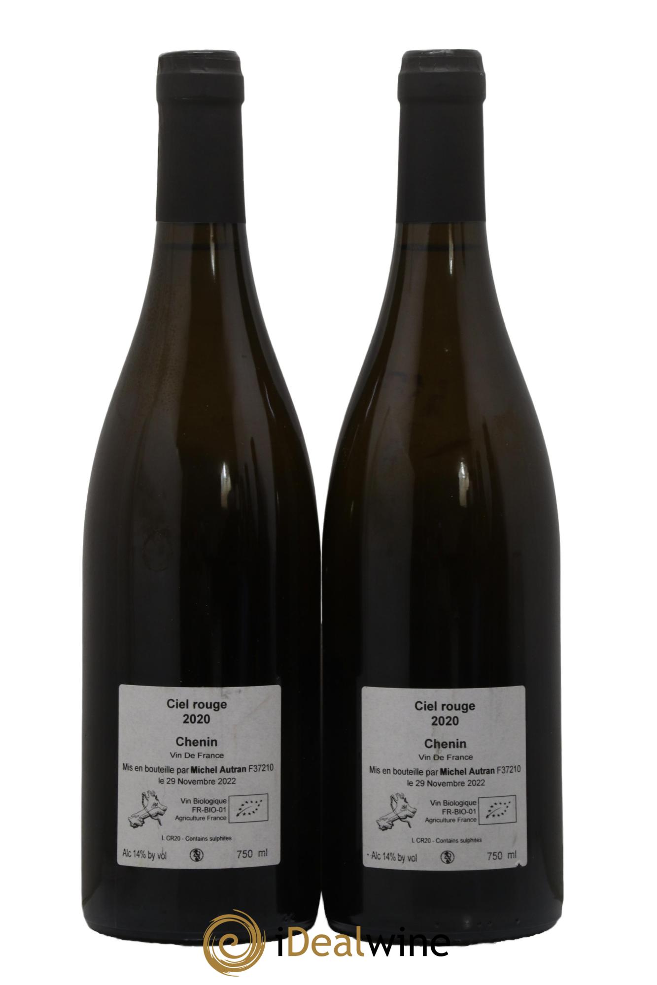 Vin de France Ciel Rouge Michel Autran 2020 - Lot de 2 bouteilles - 1