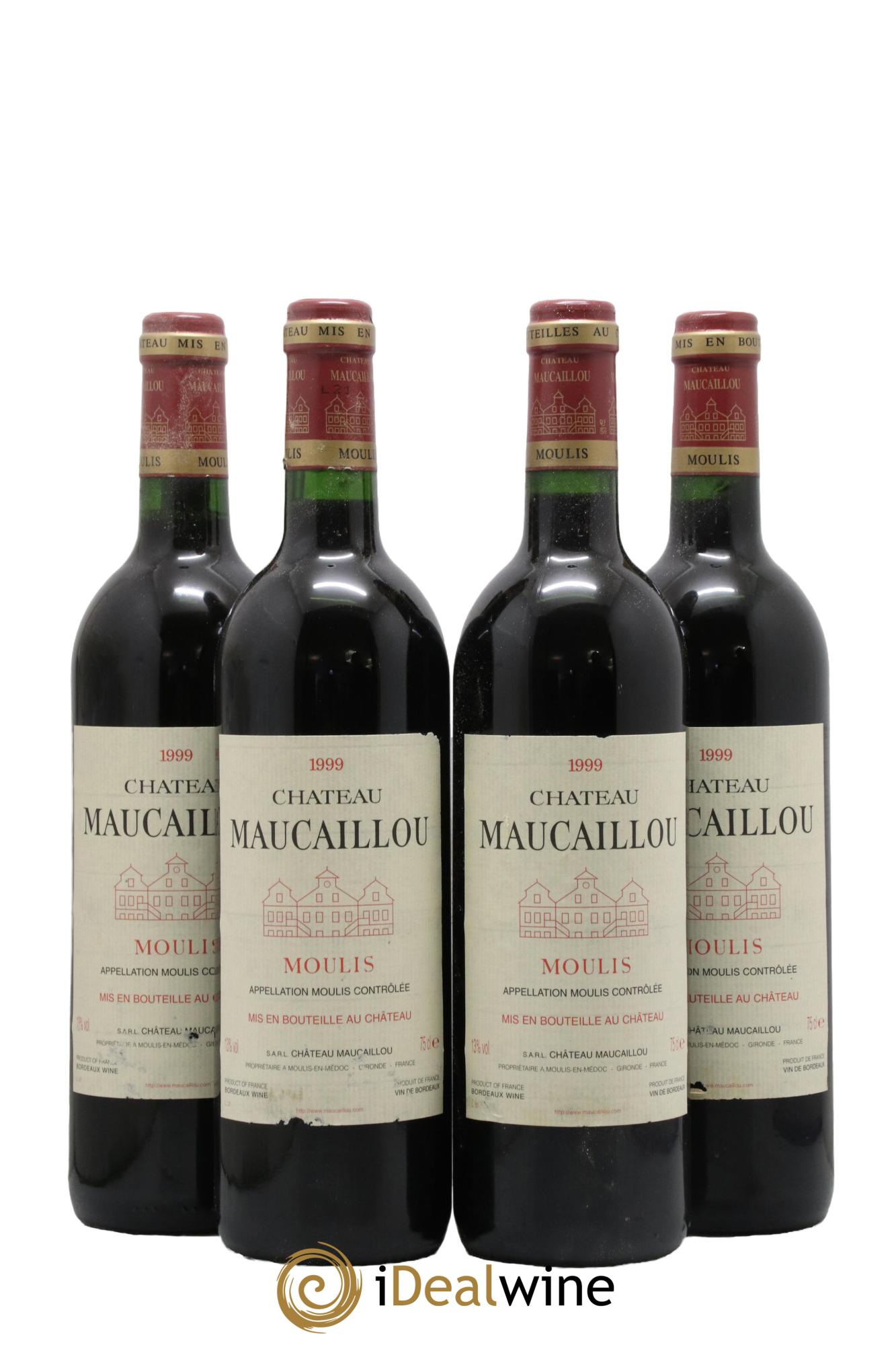 Château Maucaillou 1999 - Posten von 4 Flaschen - 0