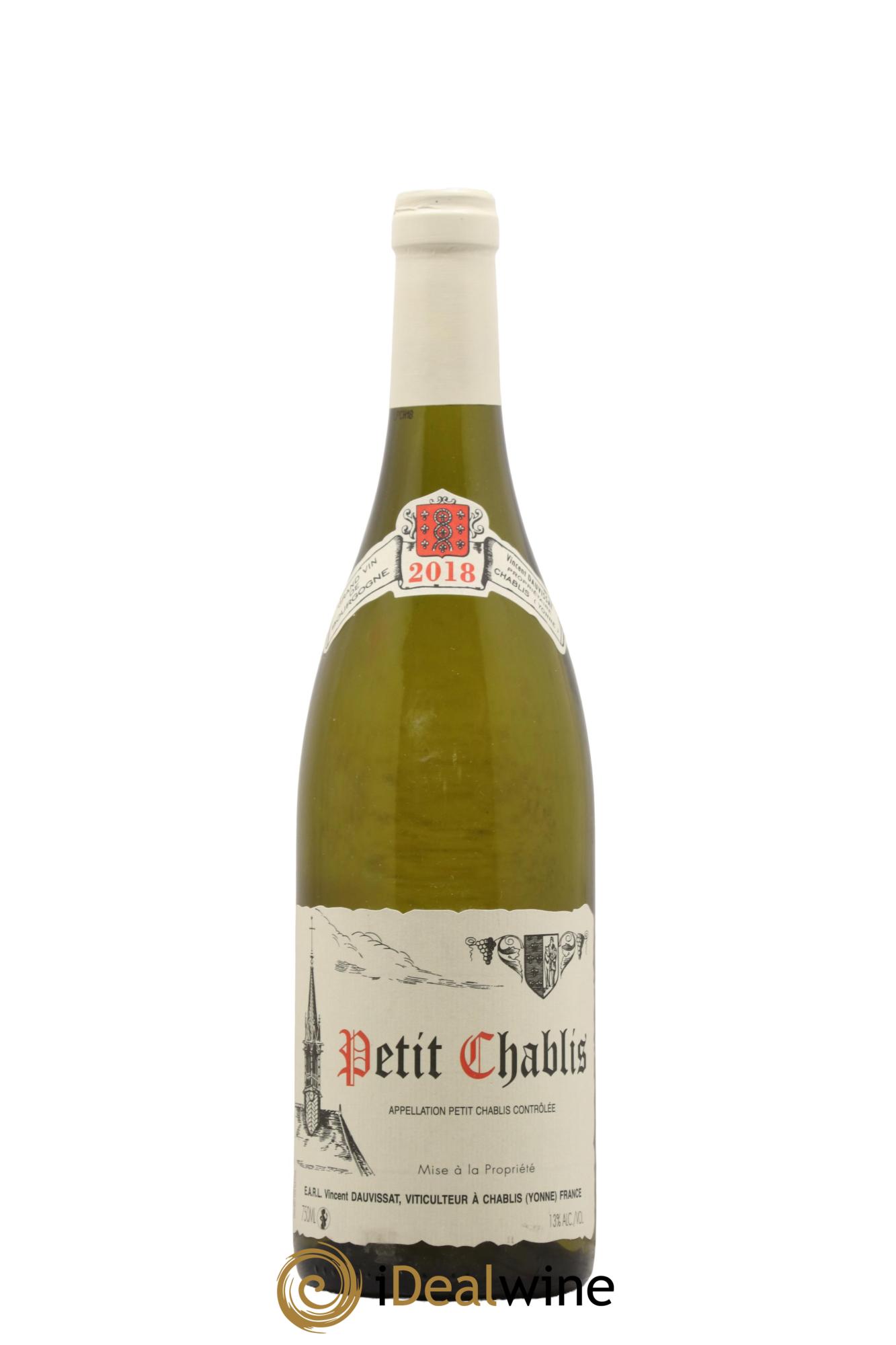 Petit Chablis Vincent Dauvissat (Domaine) 2018 - Lot de 1 bouteille - 0
