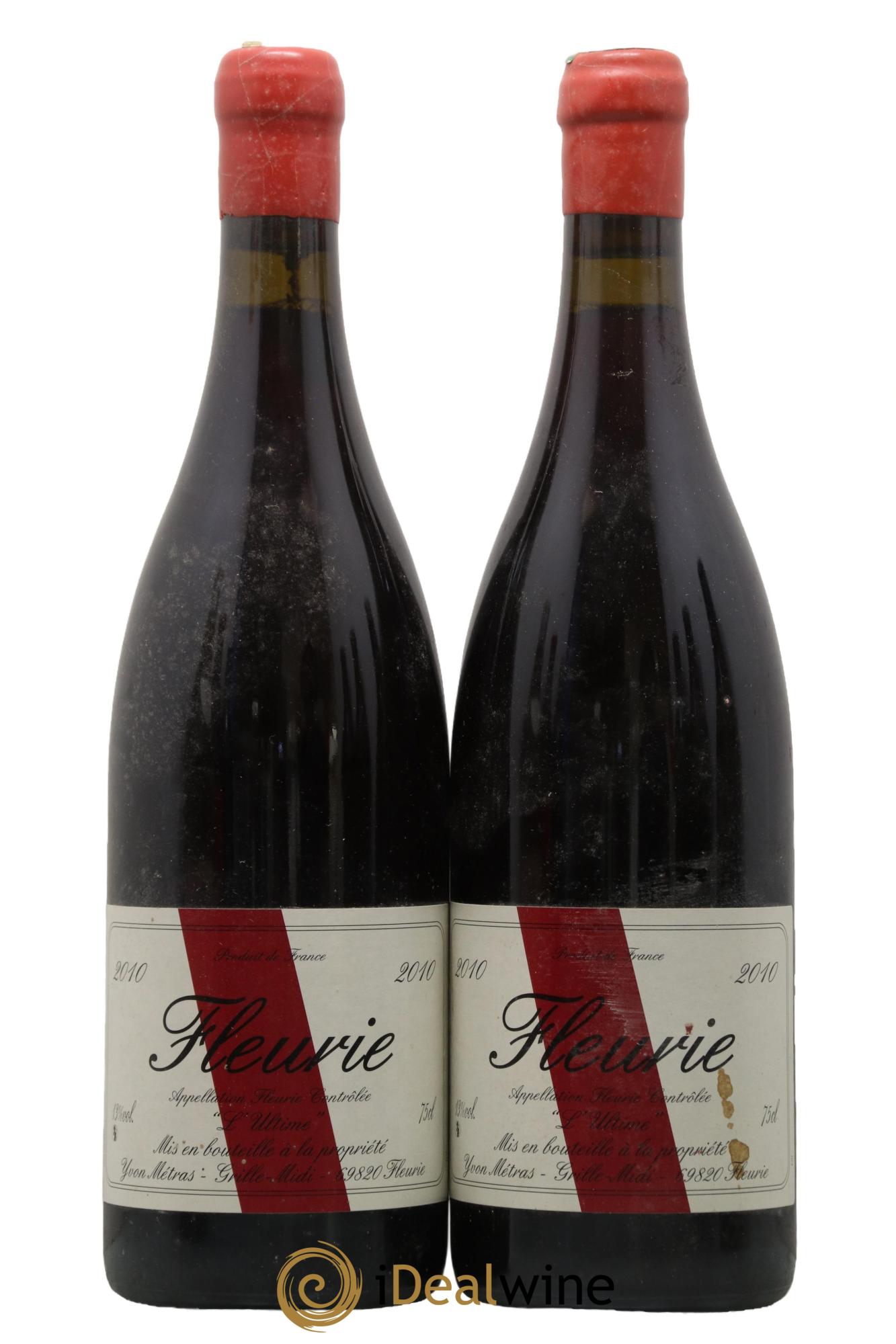 Fleurie l'Ultime Yvon Métras 2010 - Lot de 2 bouteilles - 0