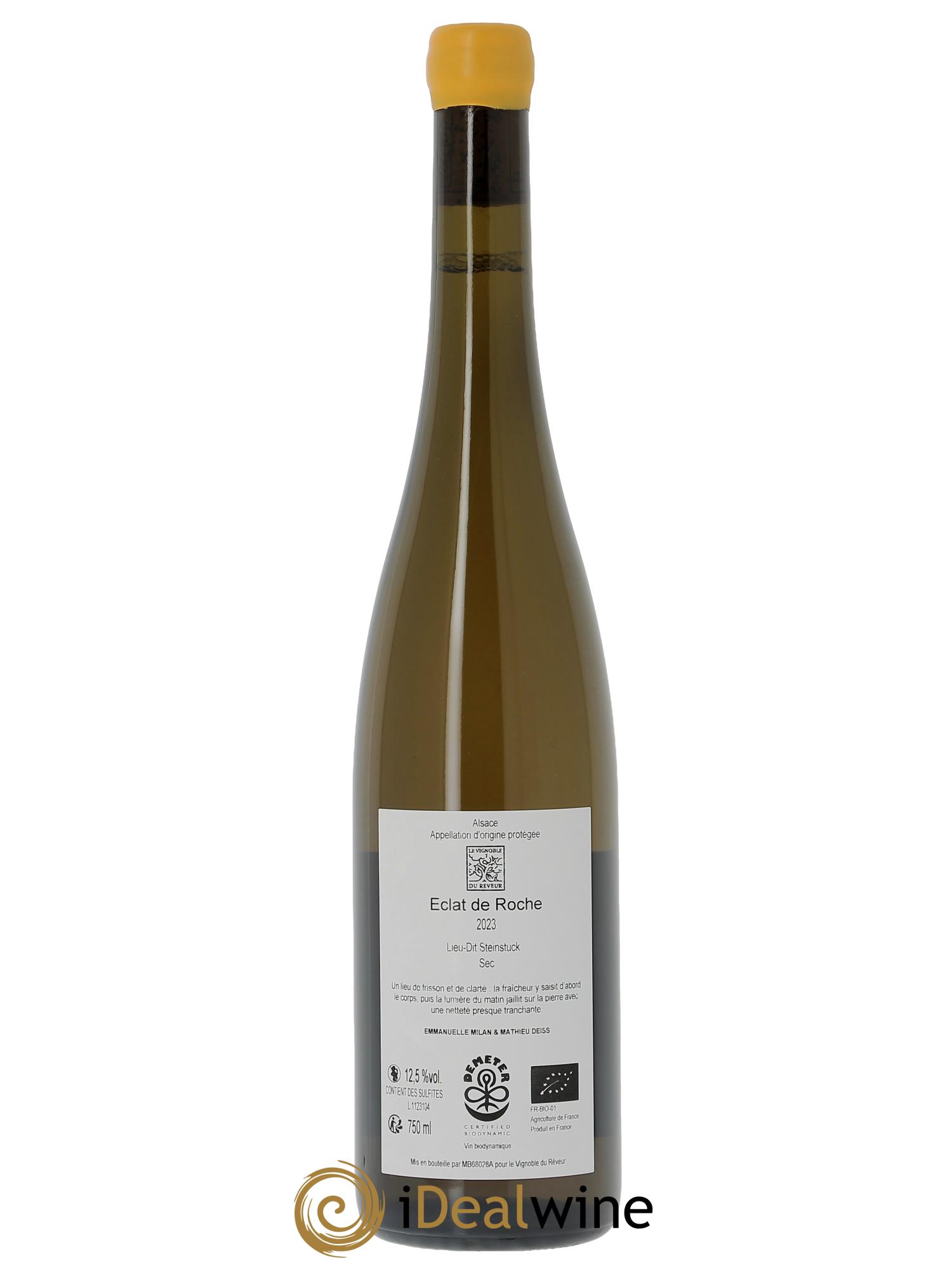 Alsace Eclat de Roche lieu-dit Steinstuck Vignoble du Rêveur 2023 - Lotto di 1 bottiglia - 1