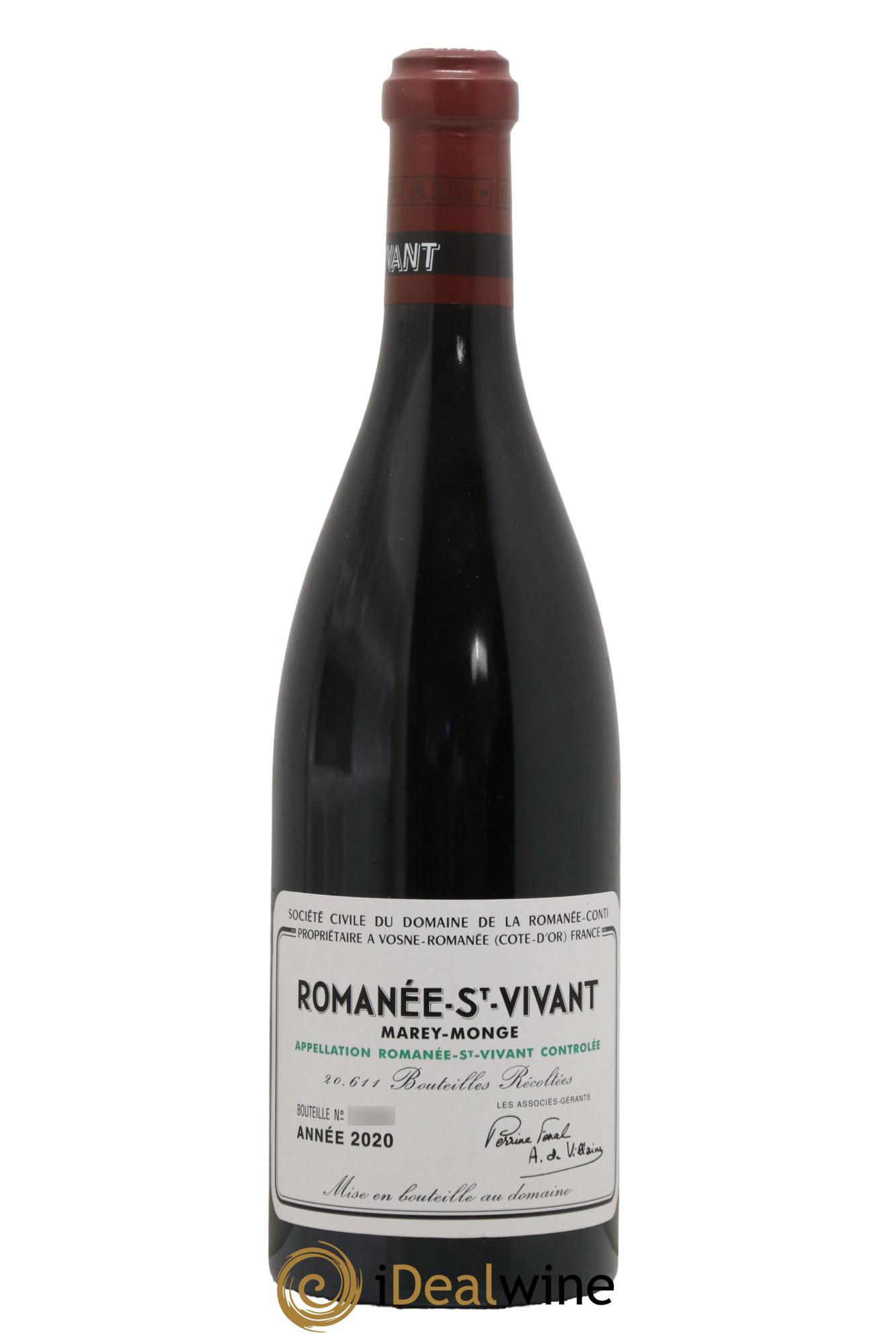 Romanée-Saint-Vivant Grand Cru Domaine de la Romanée-Conti 2020 - Lotto di 1 bottiglia - 0