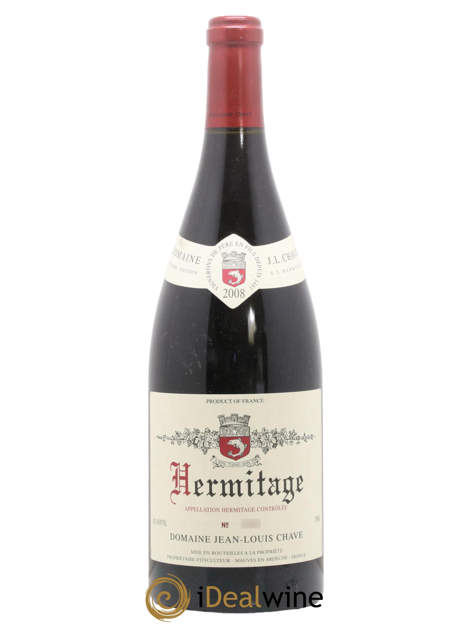 Hermitage Jean-Louis Chave 2008 - Lot de 1 magnum - 0