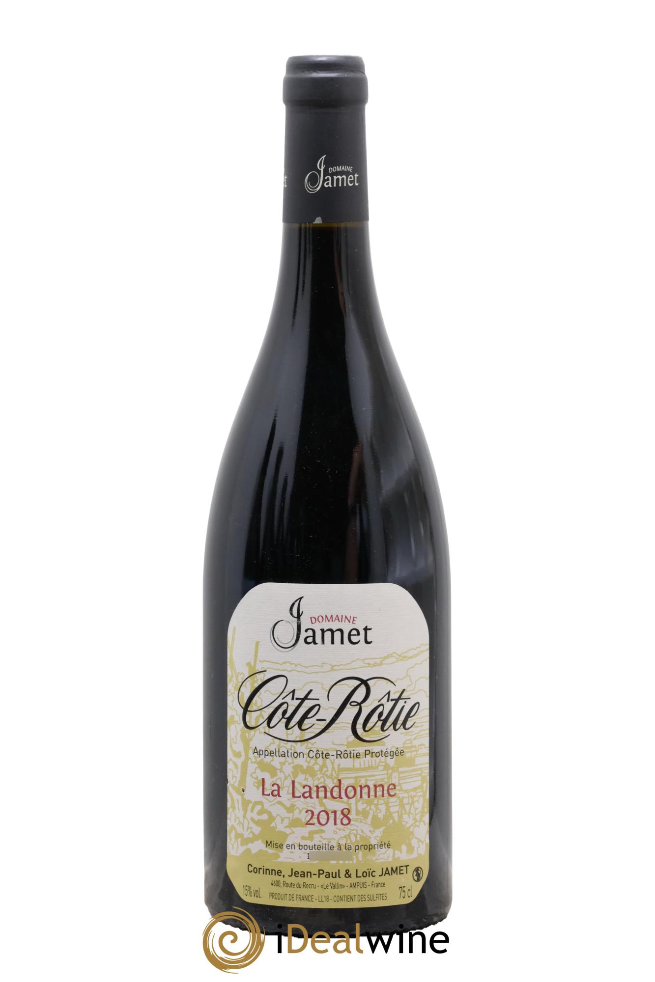 Côte-Rôtie La Landonne Jamet (Domaine) 2018 - Lot de 1 bouteille - 0