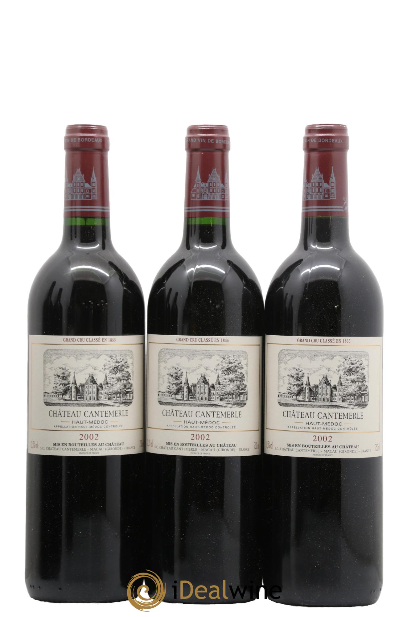 Château Cantemerle 5ème Grand Cru Classé 2002 - Lotto di 6 bottiglie - 1