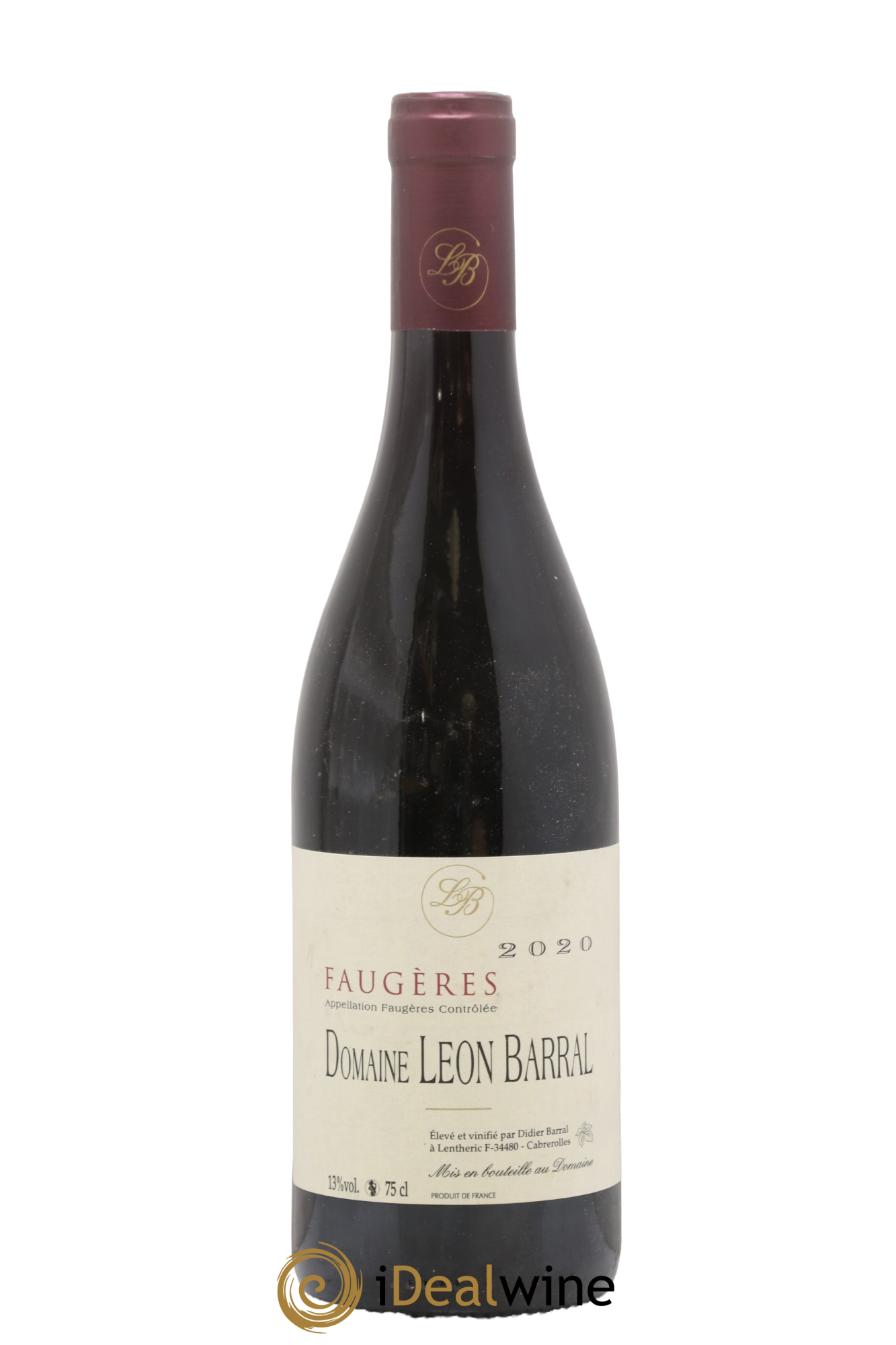 Faugères Domaine Léon Barral 2020 - Lot of 1 bottle - 0