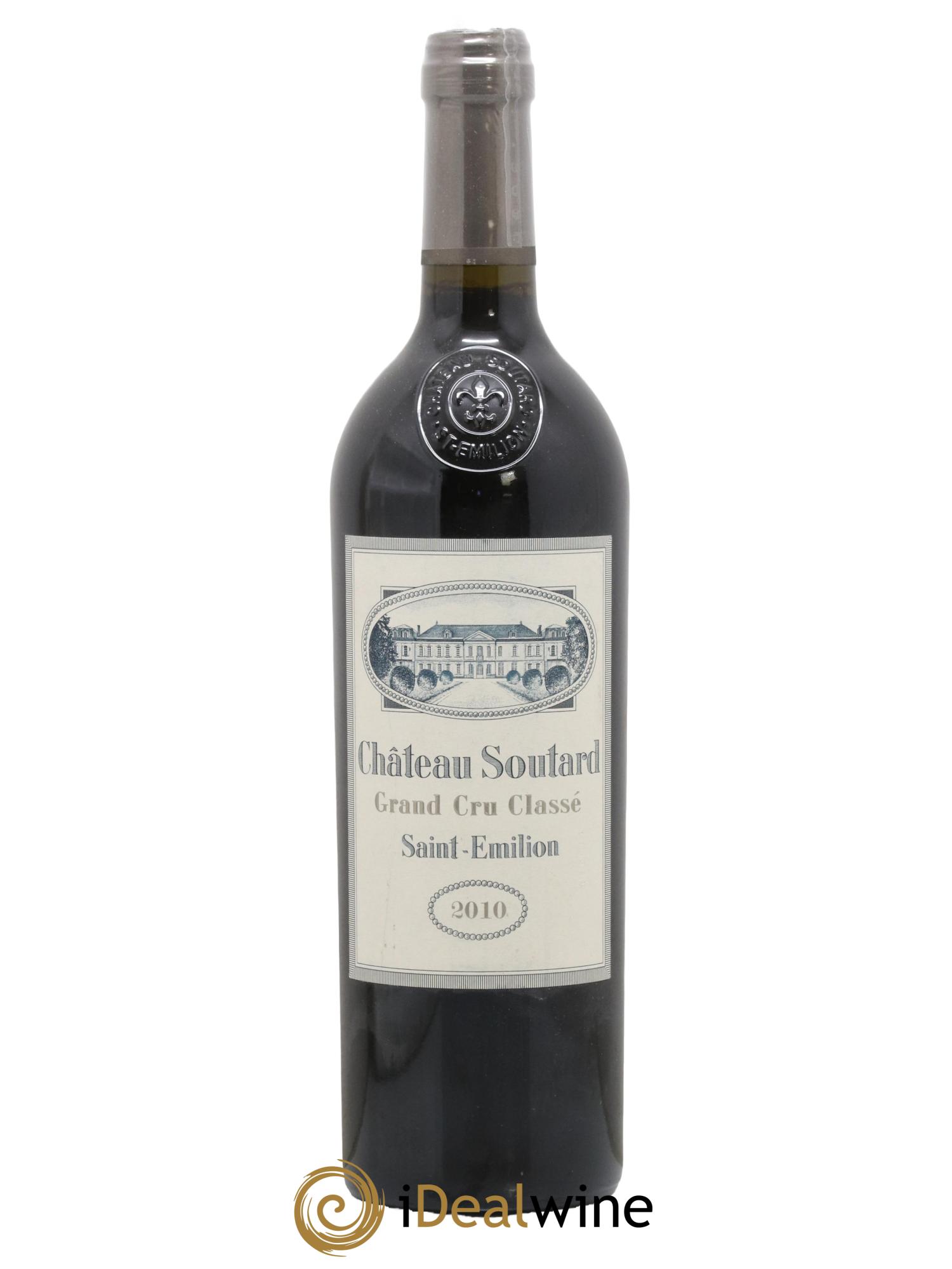 Château Soutard Grand Cru Classé 2010 - Lot de 1 bouteille - 0