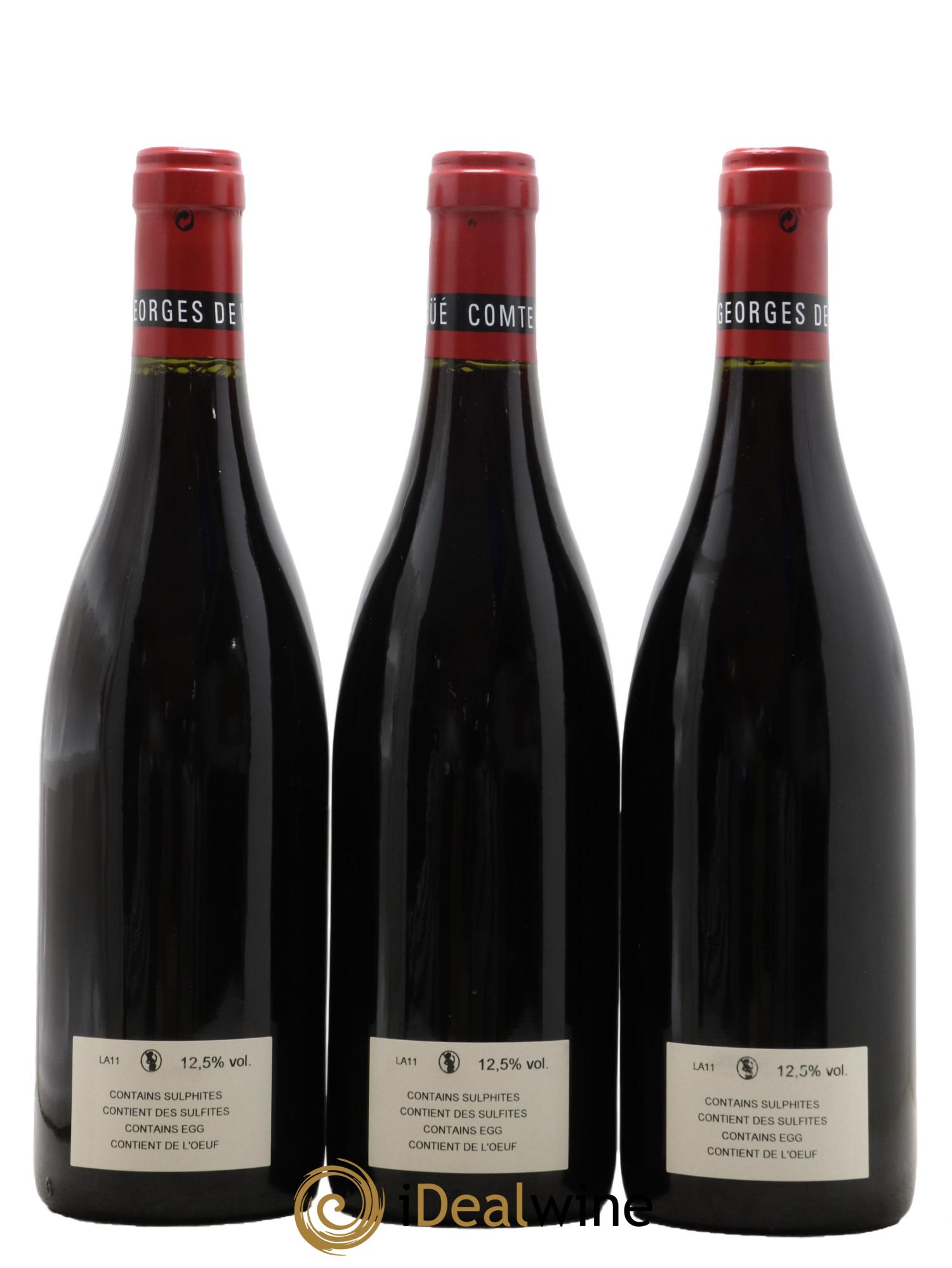 Chambolle-Musigny 1er Cru Les Amoureuses Comte Georges de Vogüé  2011 - Lotto di 3 bottiglie - 1