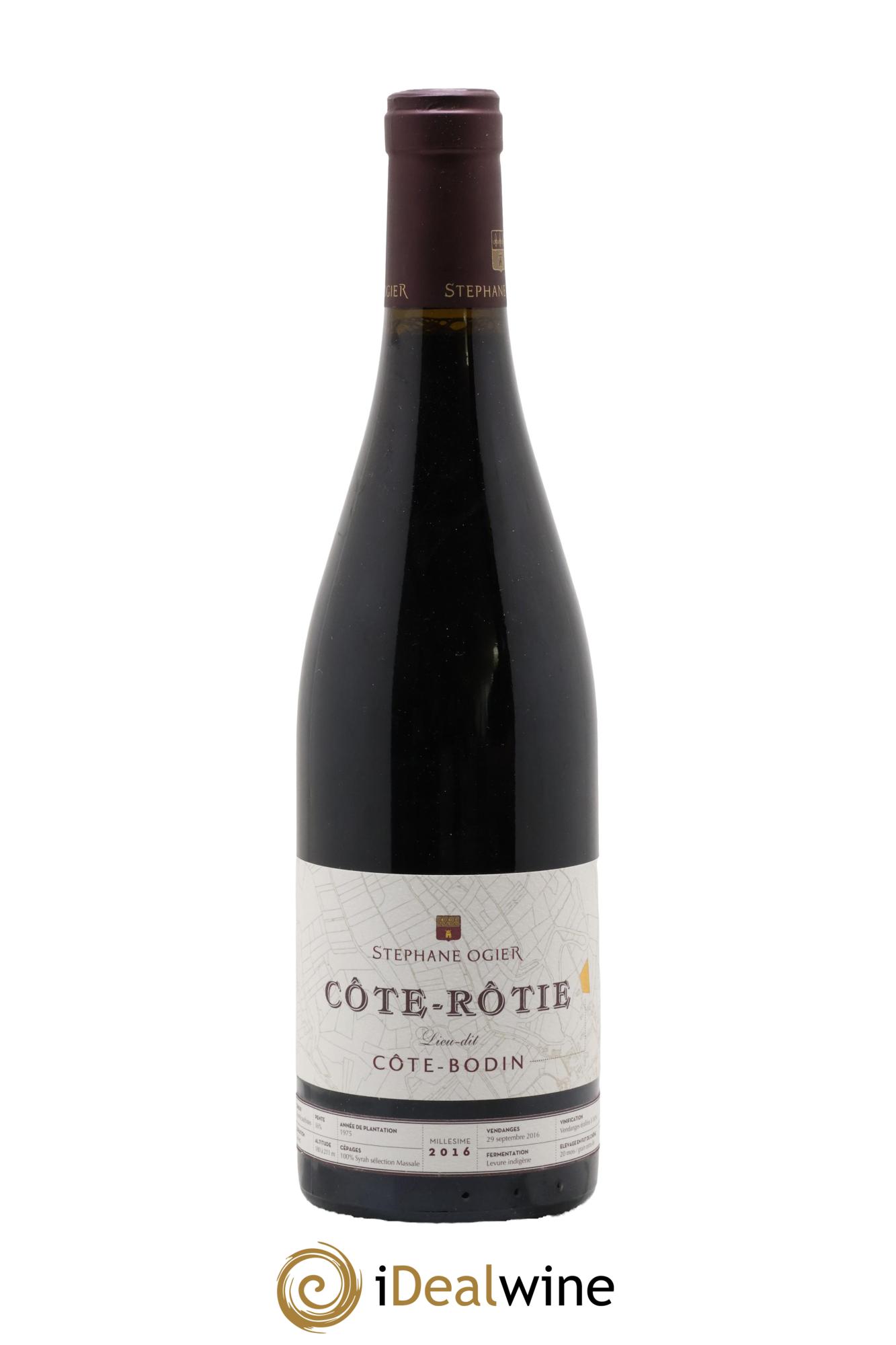 Côte-Rôtie Côte Bodin Stéphane Ogier 2016 - Posten von 1 Flasche - 0