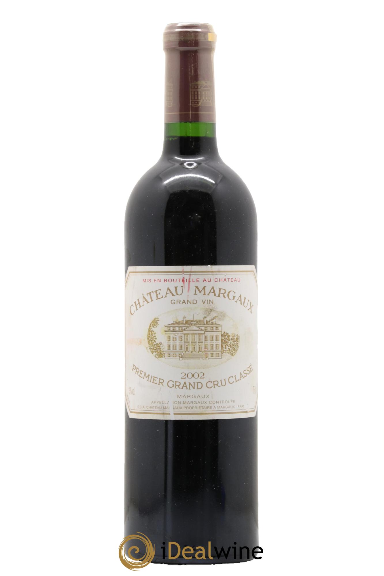 Château Margaux 1er Grand Cru Classé 2002 - Lot de 1 bouteille - 0