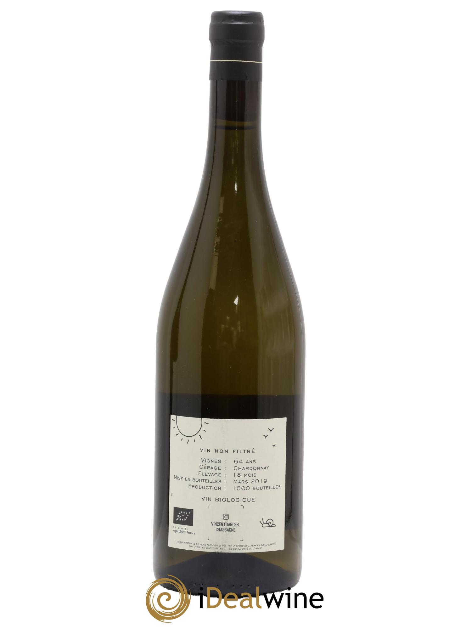Chassagne-Montrachet 1er Cru (Morgeot) Tête du Clos Vincent Dancer 2017 - Lot de 1 bouteille - 1