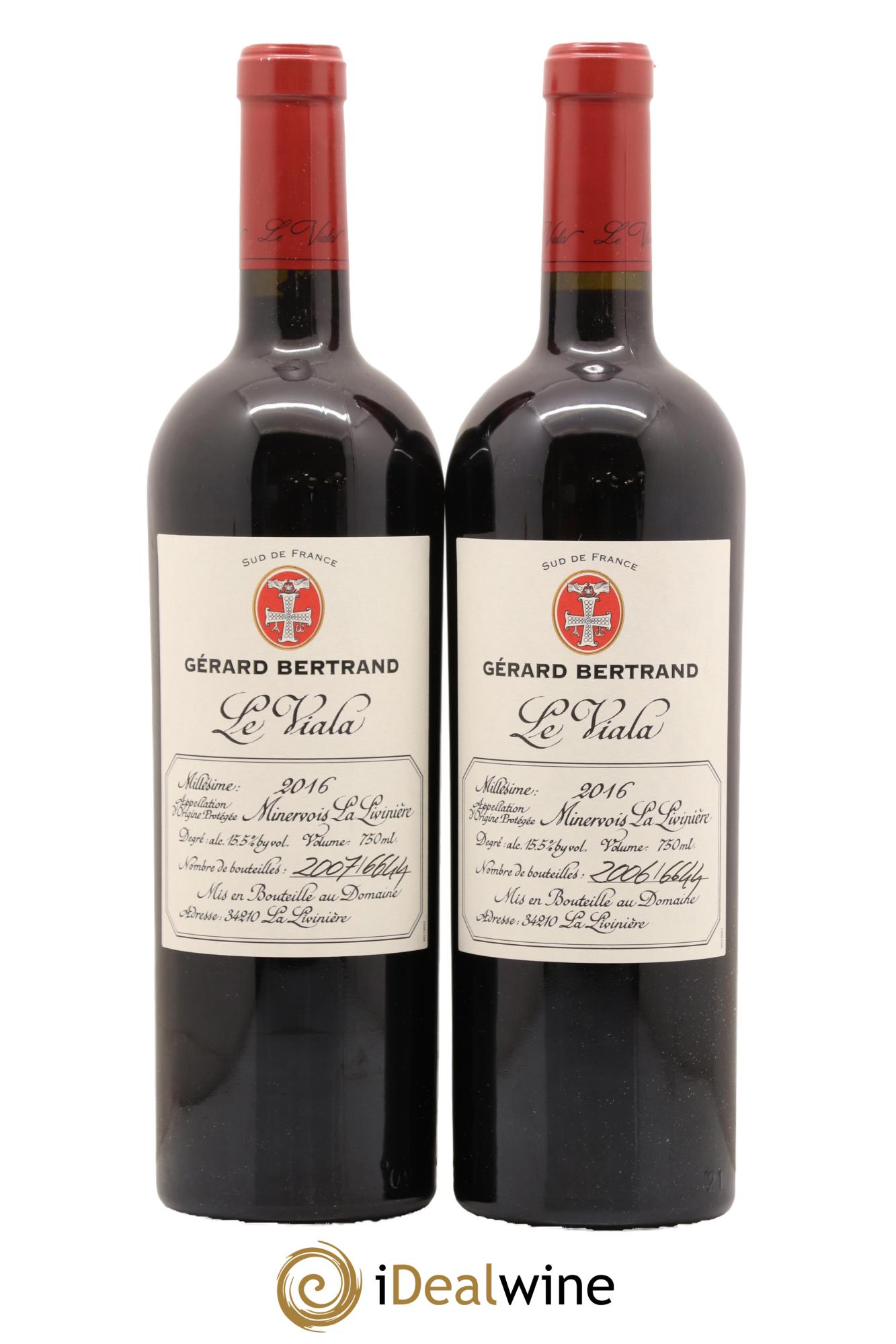 Minervois La Livinière Le Viala Gérard Bertrand 2016 - Posten von 2 Flaschen - 0