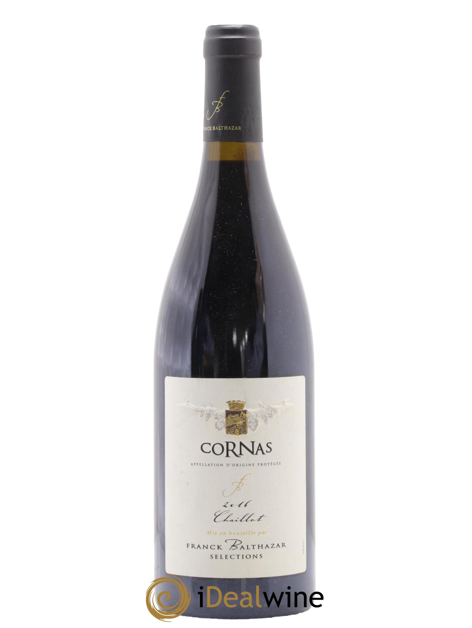 Cornas Chaillot Franck Balthazar (Domaine) 2016 - Lot de 1 bouteille - 0