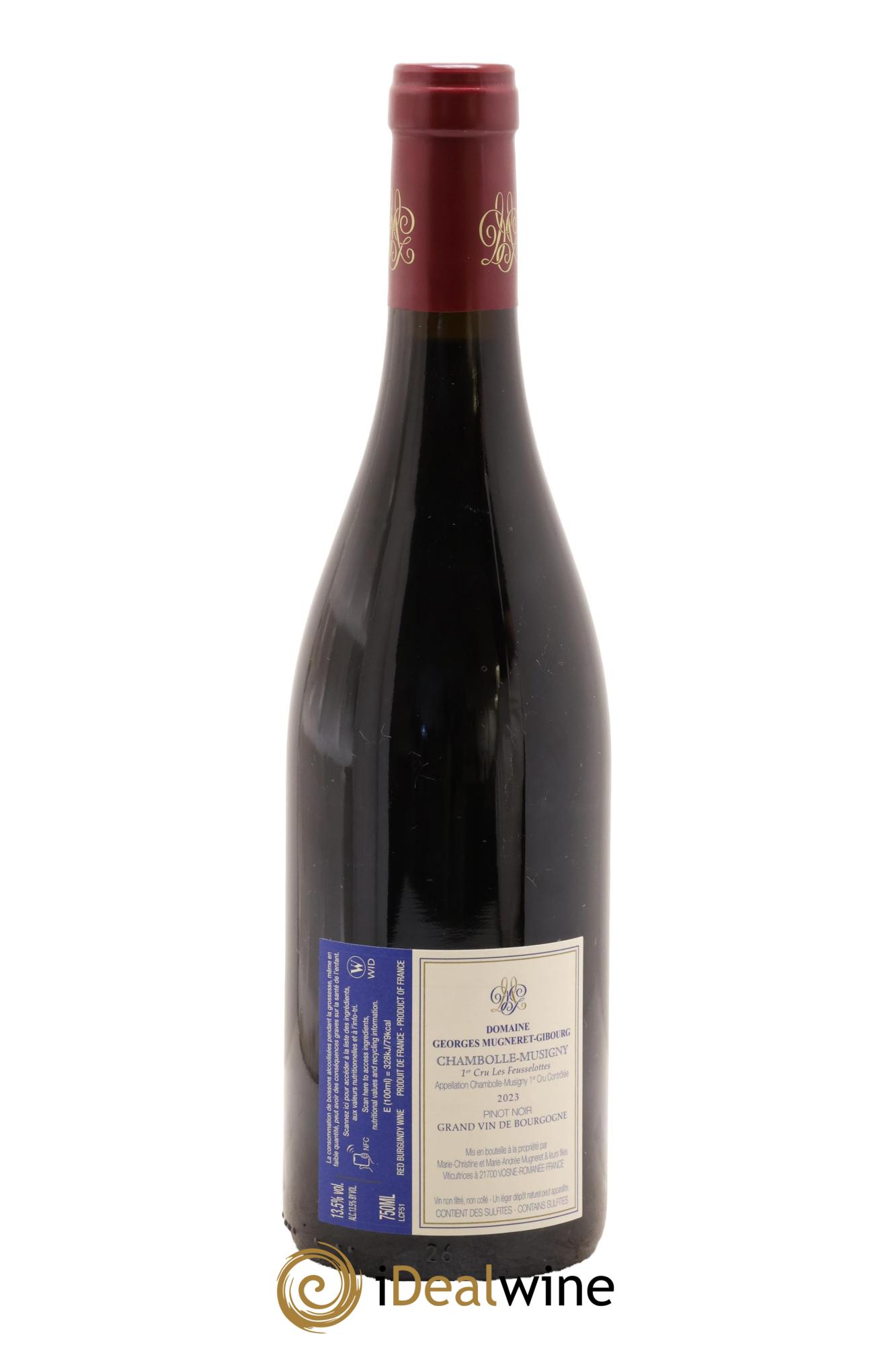 Chambolle-Musigny 1er Cru Les Feusselottes Georges Mugneret (Domaine) 2023 - Lotto di 1 bottiglia - 1