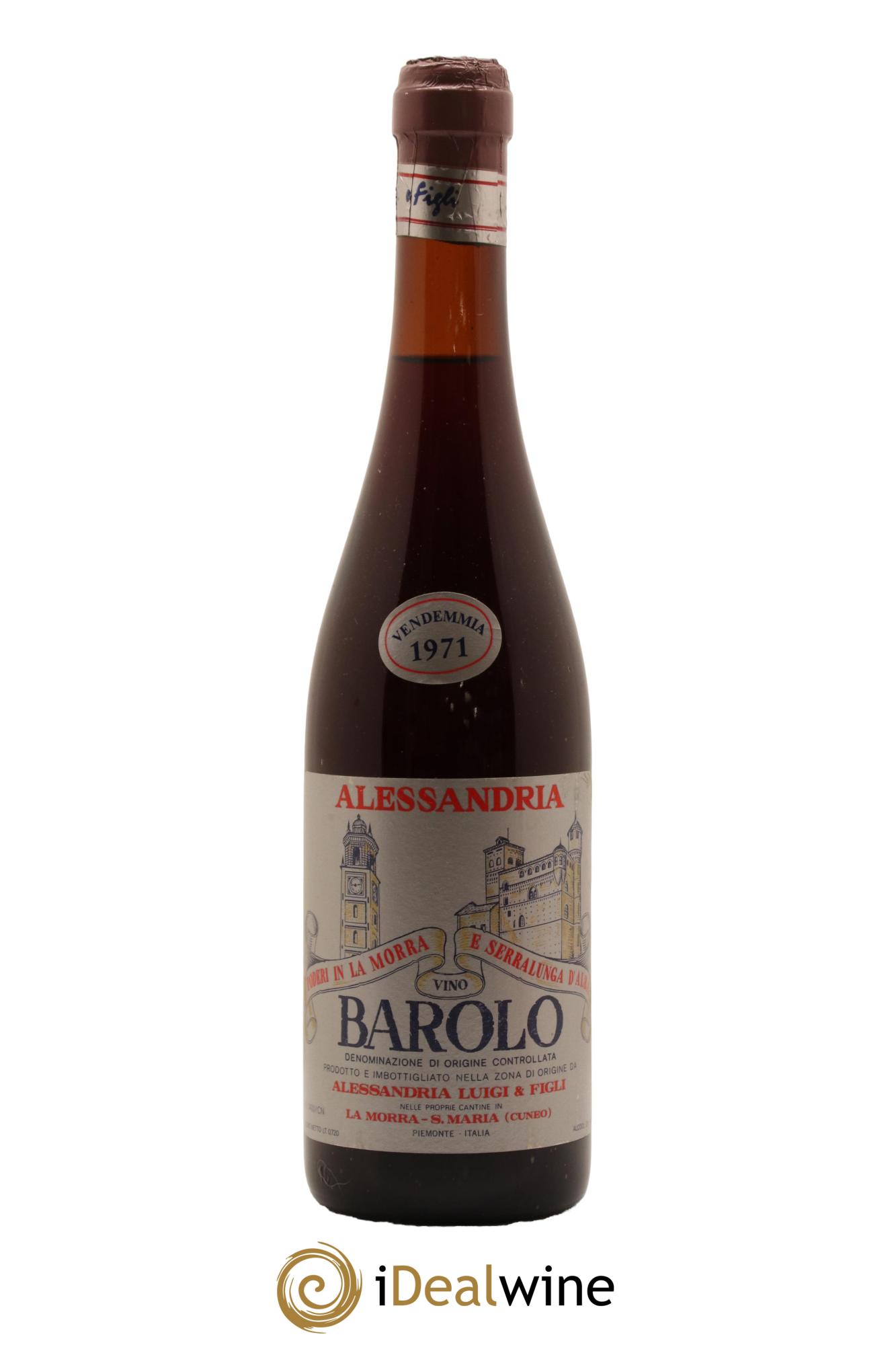 Barolo Alessandria Luigi e figli 1971 - Lot de 1 bouteille - 0