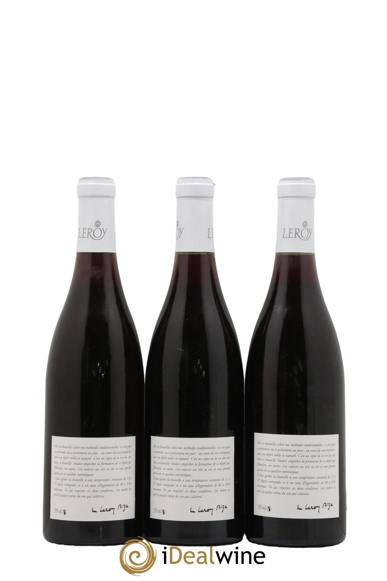 Beaune 1er Cru Les Sizies Leroy SA 1983 - Lot of 3 bottles - 1