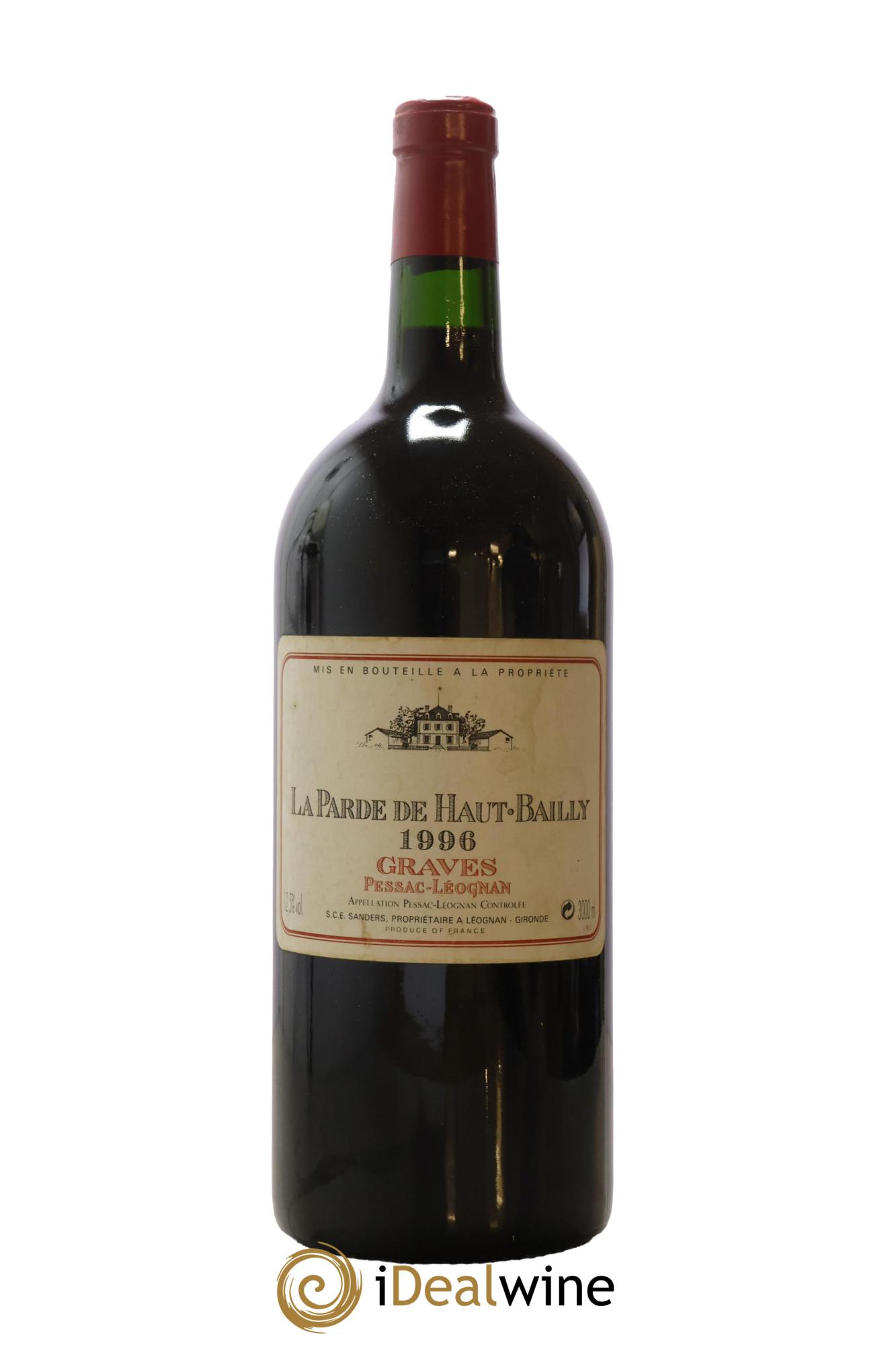 Haut Bailly II (Anciennement La Parde de Haut-Bailly) Second Vin 1996 - Lot de 1 double magnum - 0
