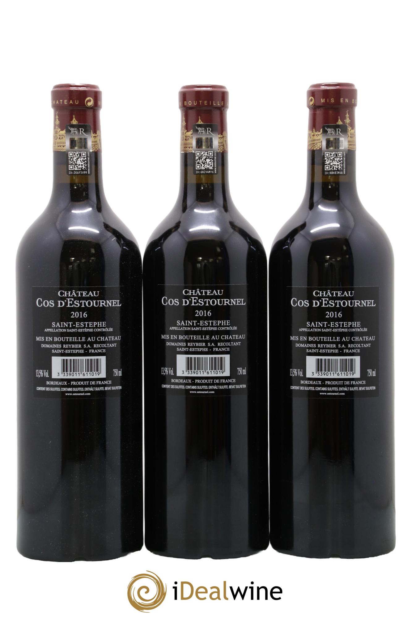 Cos d'Estournel 2ème Grand Cru Classé 2016 - Lot de 6 bouteilles - 2