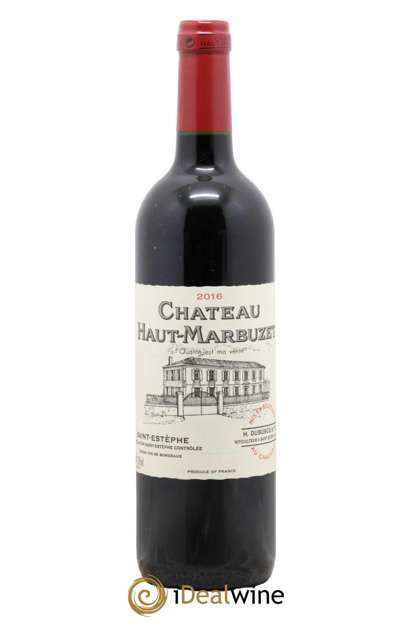 Château Haut Marbuzet 2016 - Lot de 1 bouteille - 0