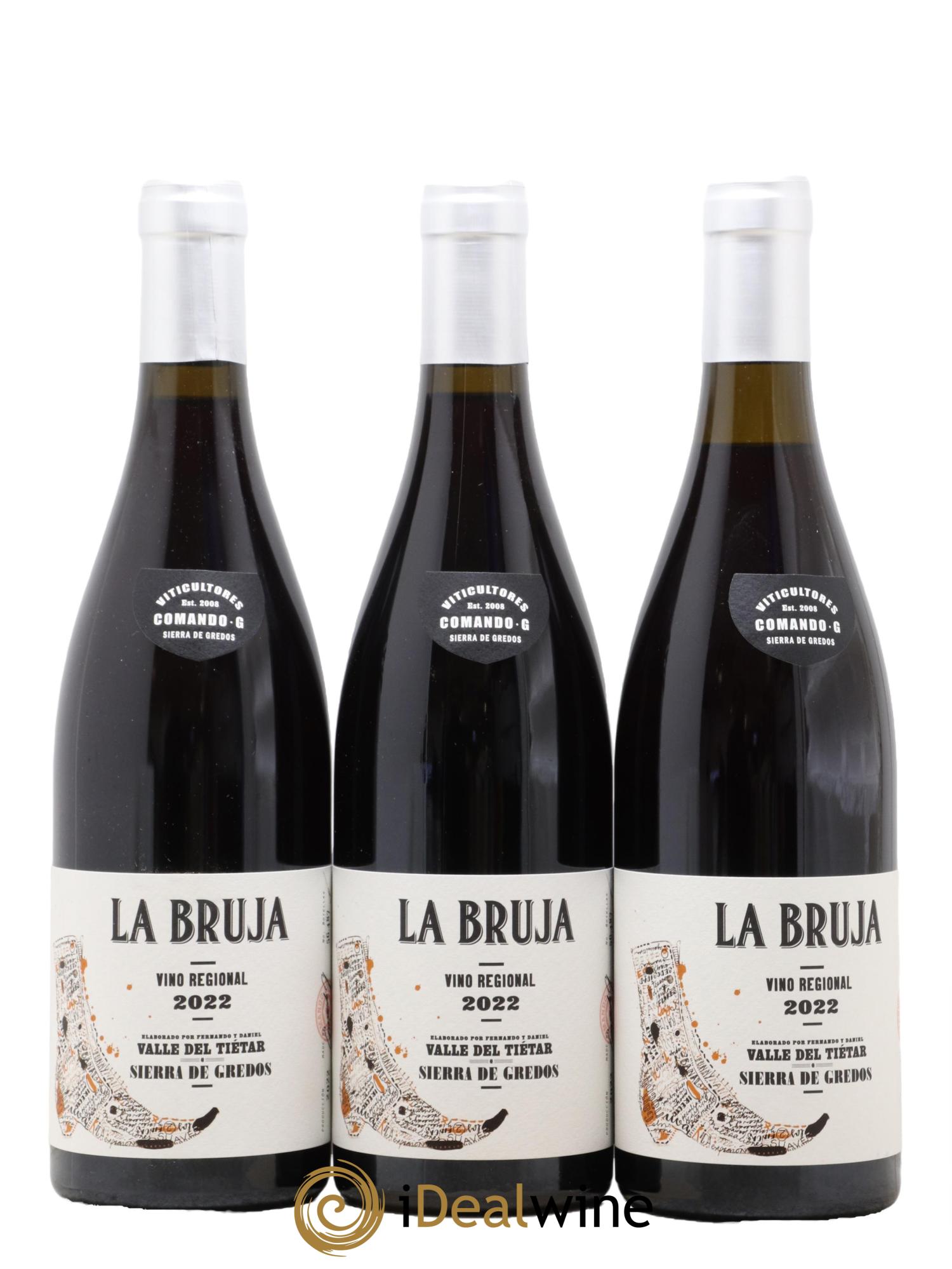 Vinos de Madrid DO Comando G La Bruja de Rozas 2022 - Lot of 3 bottles - 0