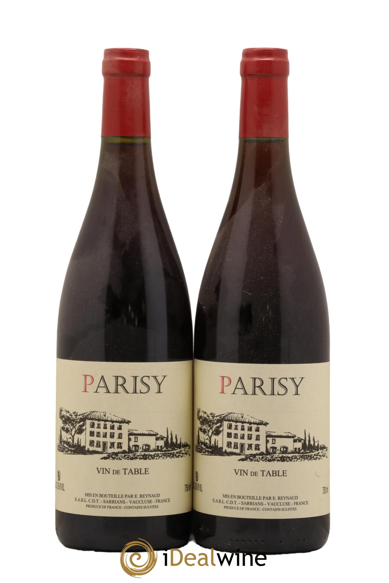 Vin de Table Parisy Emmanuel Reynaud - Posten von 2 Flaschen - 0