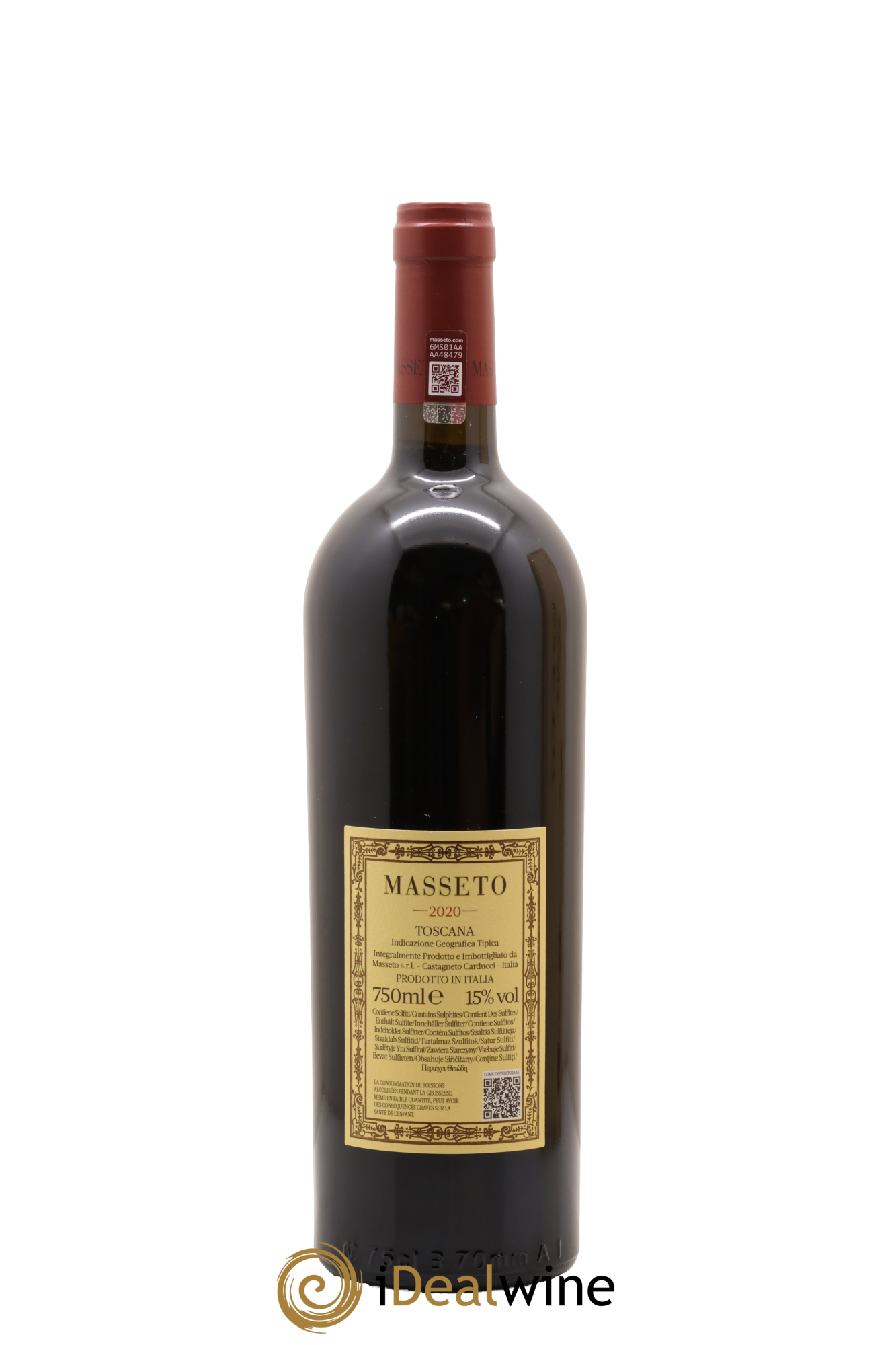 Toscana IGT Tenuta Dell'Ornellaia Masseto Frescobaldi 2020 - Lot de 1 bouteille - 2