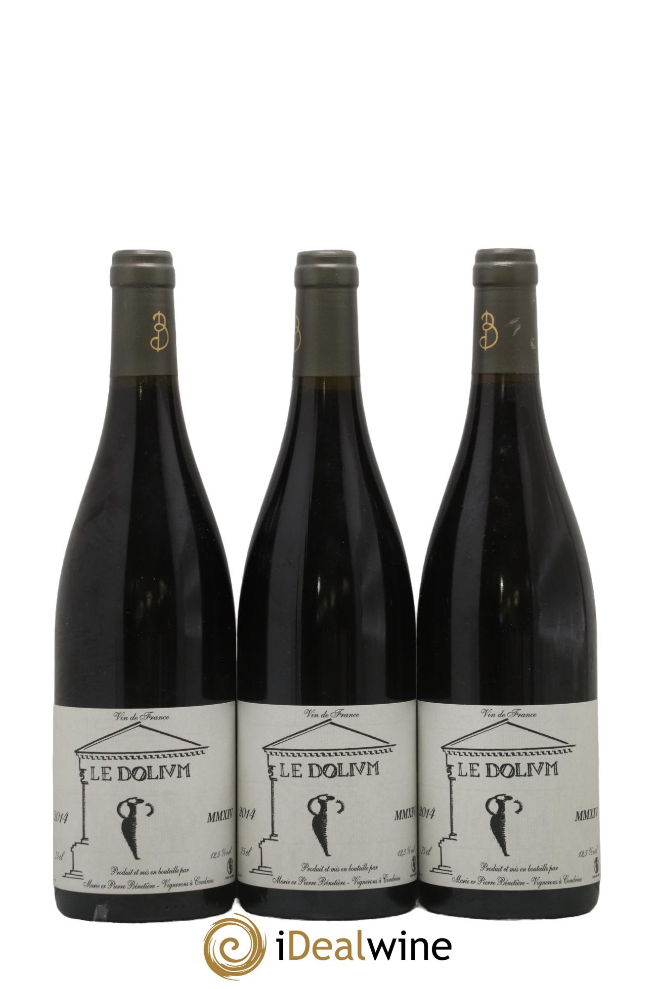 Vin de France Le Dolium Marie et Pierre Bénetière (Domaine) 2014 - Lot de 3 bouteilles - 0